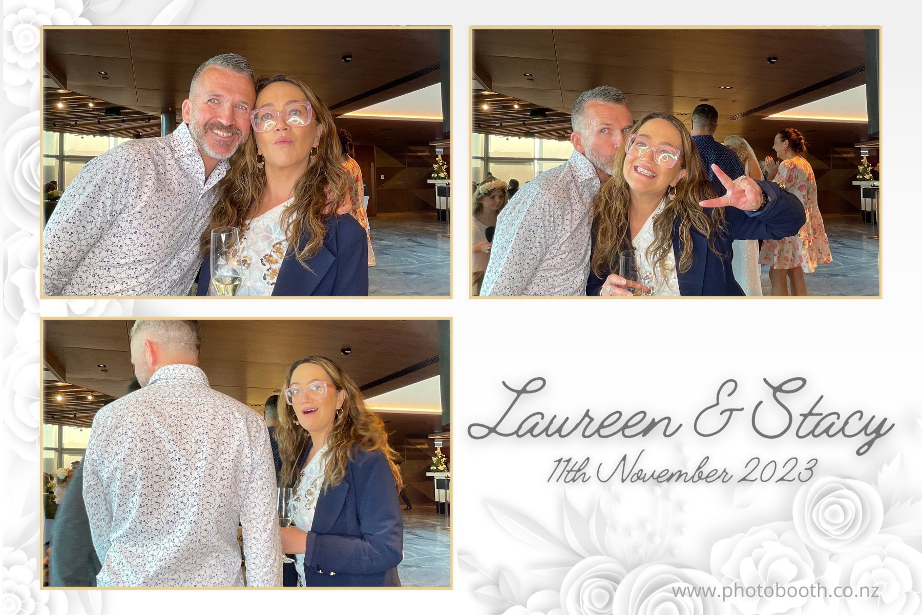 Laureen & Stacy's Wedding | View more photos from the event at gallery.photobooth.co.nz/u/SelfieCentral/Laureen-Stacys-Wedding