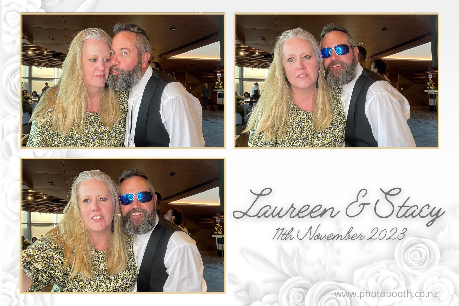 Laureen & Stacy's Wedding | View more photos from the event at gallery.photobooth.co.nz/u/SelfieCentral/Laureen-Stacys-Wedding