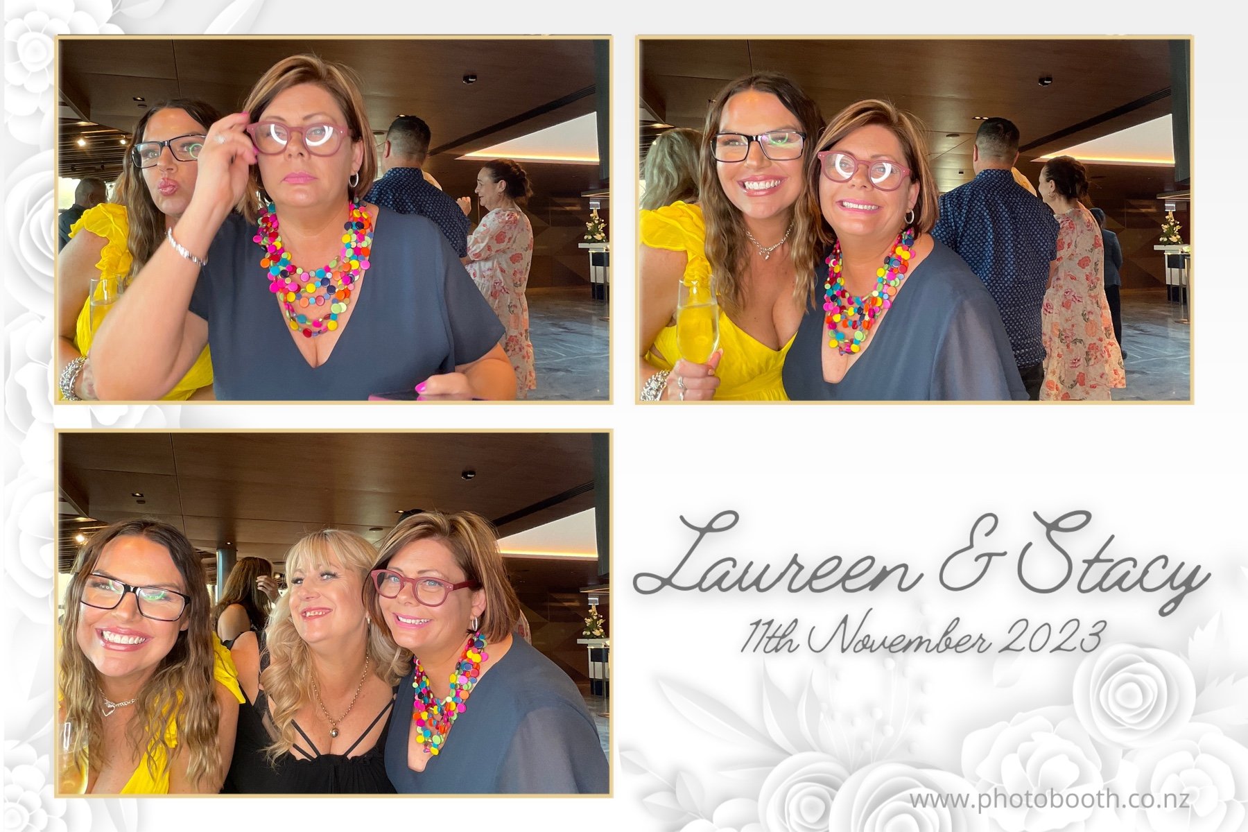 Laureen & Stacy's Wedding | View more photos from the event at gallery.photobooth.co.nz/u/SelfieCentral/Laureen-Stacys-Wedding