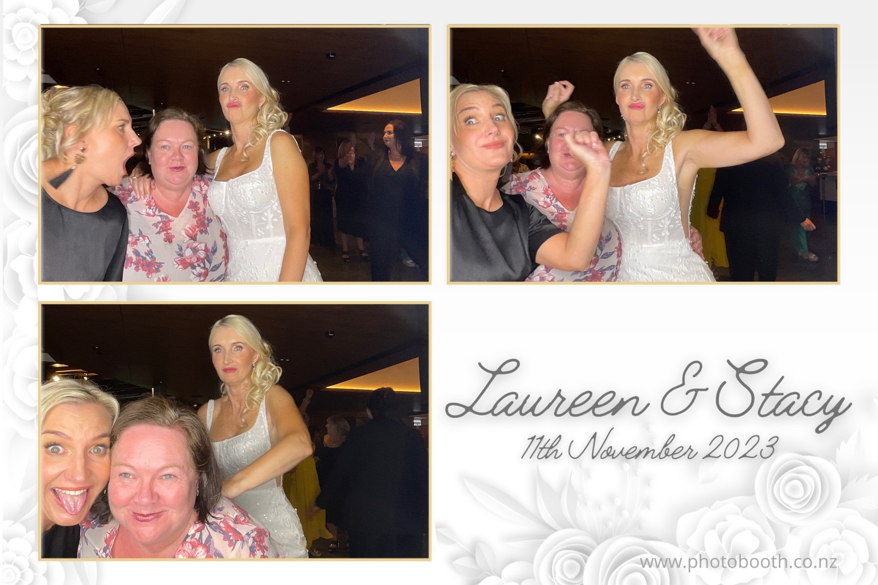 Laureen & Stacy's Wedding | View more photos from the event at gallery.photobooth.co.nz/u/SelfieCentral/Laureen-Stacys-Wedding