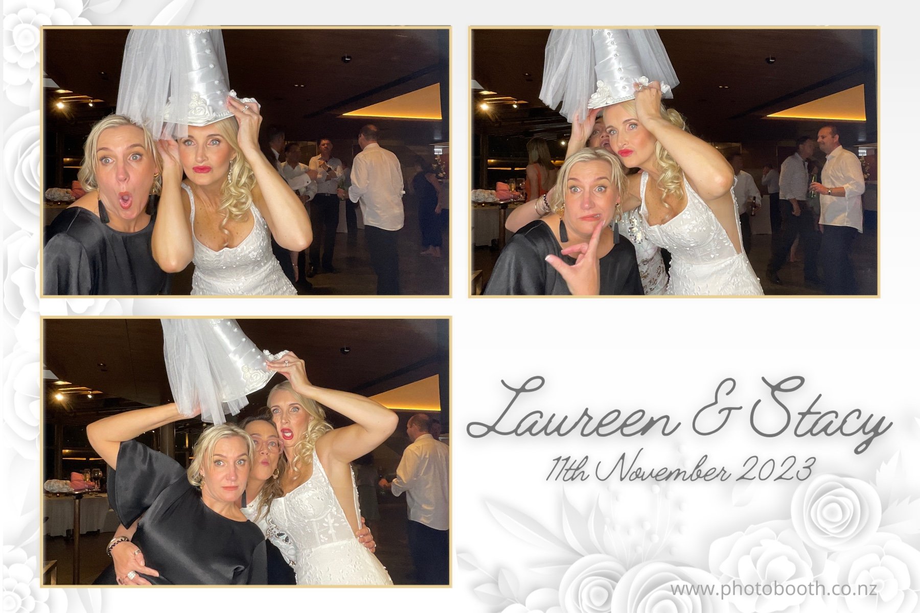 Laureen & Stacy's Wedding | View more photos from the event at gallery.photobooth.co.nz/u/SelfieCentral/Laureen-Stacys-Wedding