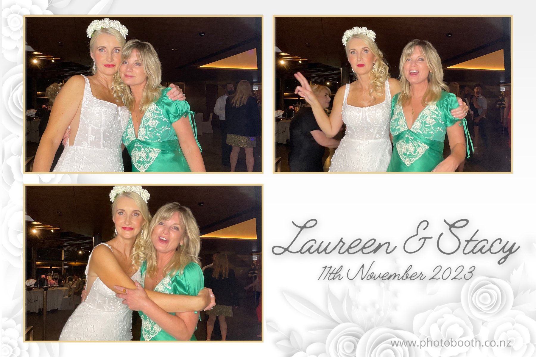 Laureen & Stacy's Wedding | View more photos from the event at gallery.photobooth.co.nz/u/SelfieCentral/Laureen-Stacys-Wedding