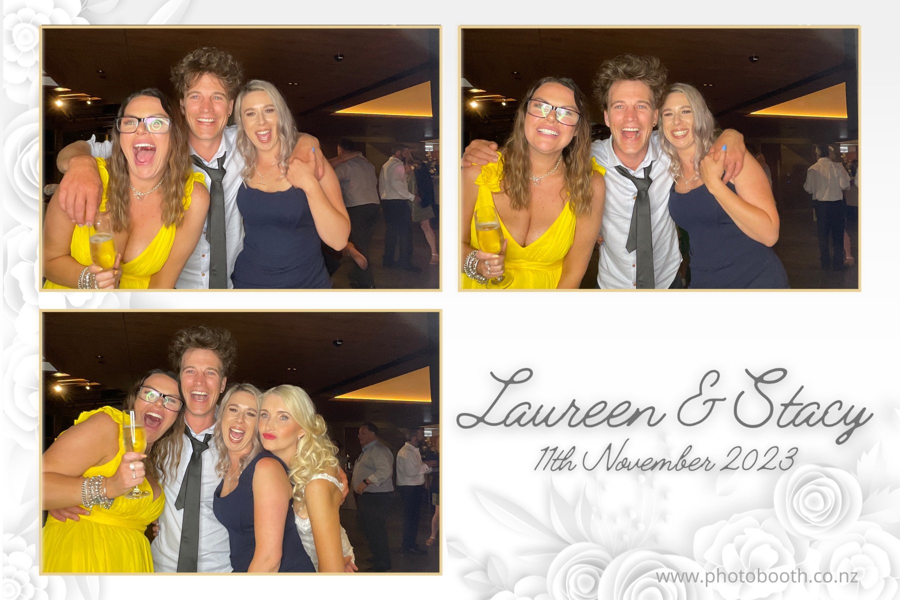 Laureen & Stacy's Wedding | View more photos from the event at gallery.photobooth.co.nz/u/SelfieCentral/Laureen-Stacys-Wedding