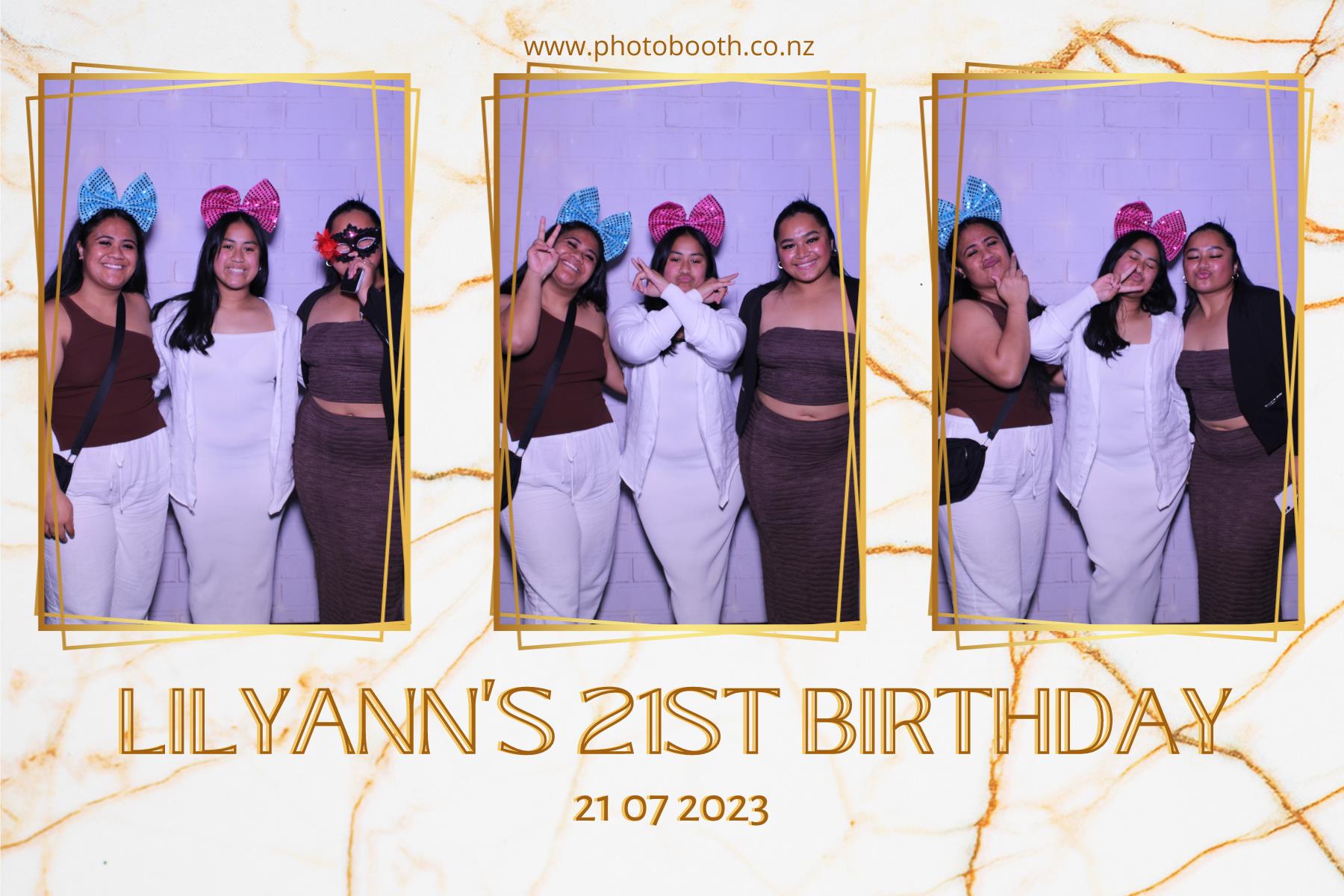 Lilyann's 21st | View more photos from the event at gallery.photobooth.co.nz/u/SelfieCentral/Lilyanns-21st