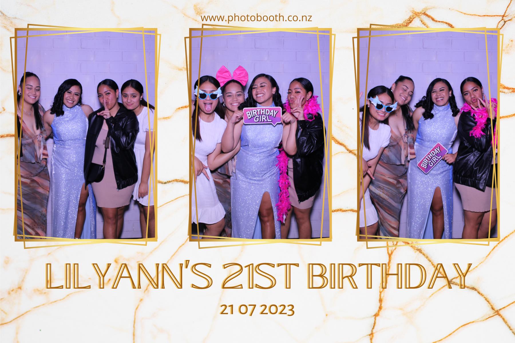 Lilyann's 21st | View more photos from the event at gallery.photobooth.co.nz/u/SelfieCentral/Lilyanns-21st