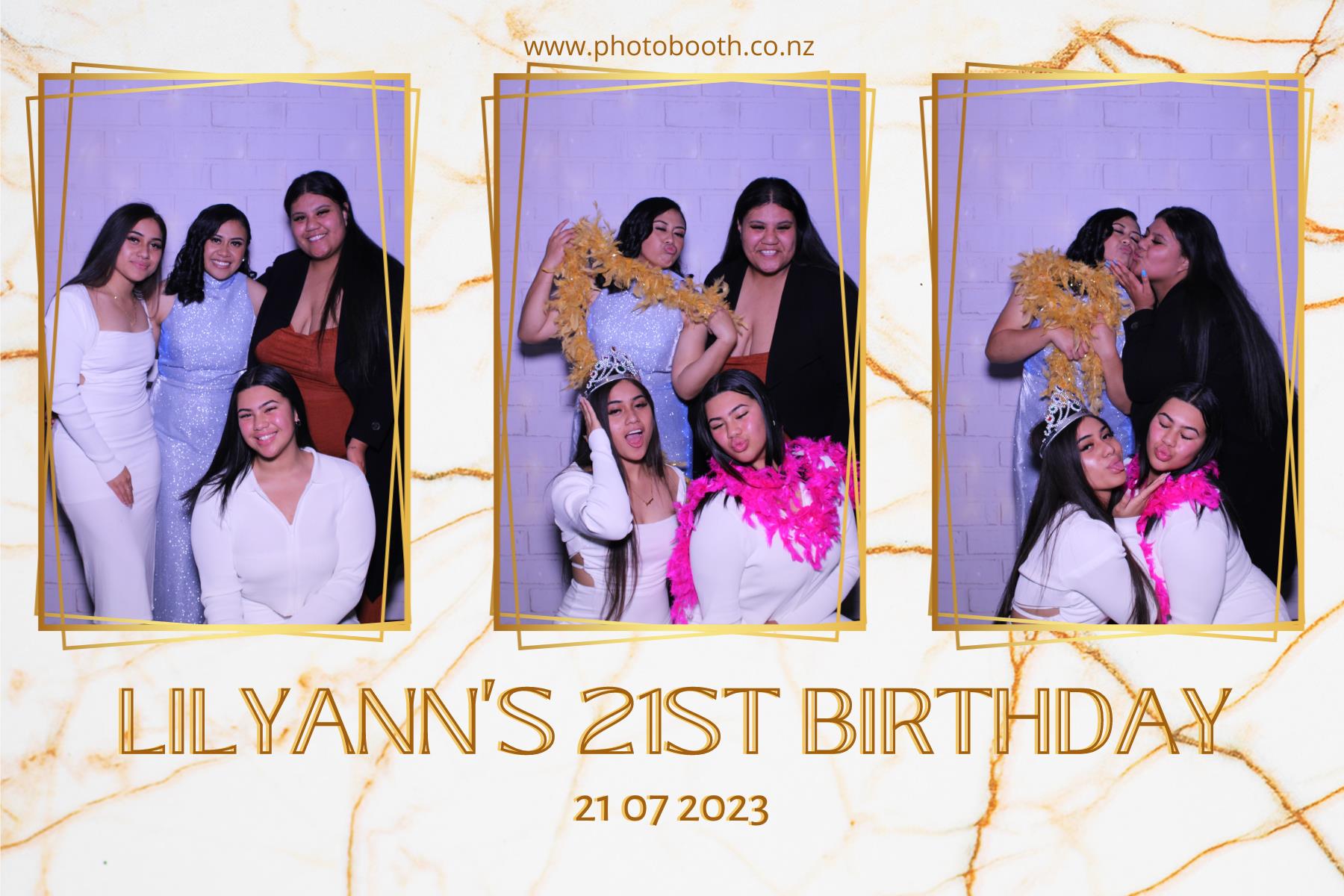 Lilyann's 21st | View more photos from the event at gallery.photobooth.co.nz/u/SelfieCentral/Lilyanns-21st