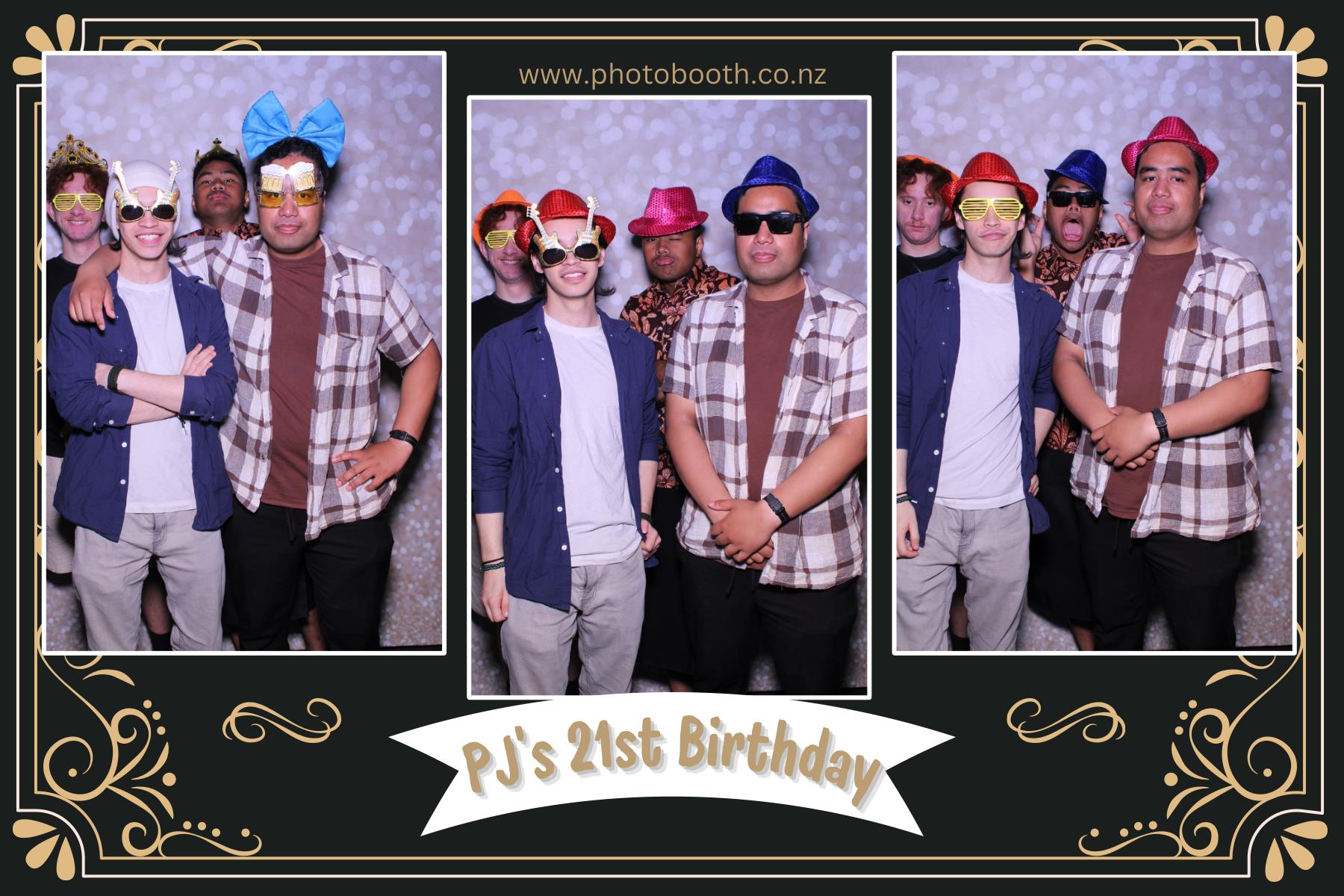 PJ's 21st | View more photos from the event at gallery.photobooth.co.nz/u/SelfieCentral/PJs-21st
