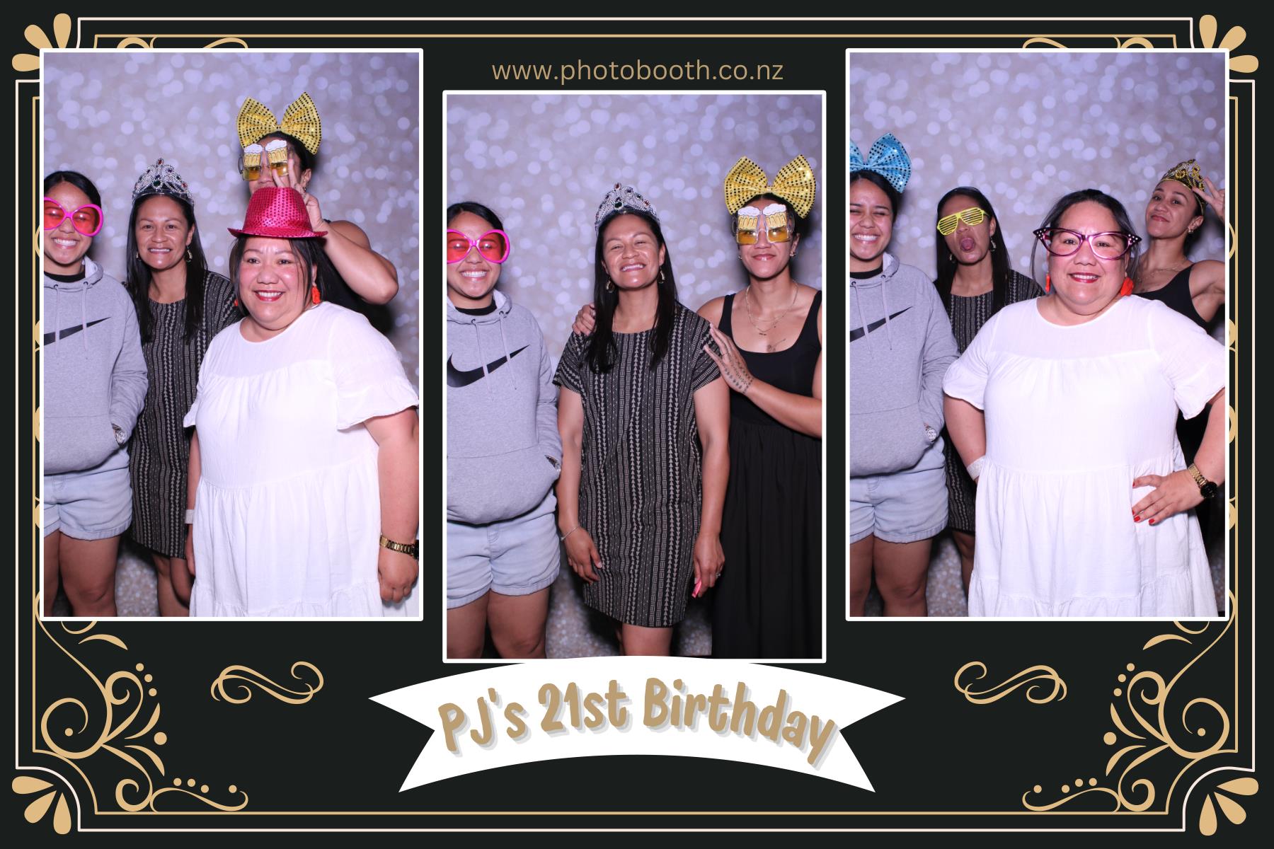 PJ's 21st | View more photos from the event at gallery.photobooth.co.nz/u/SelfieCentral/PJs-21st