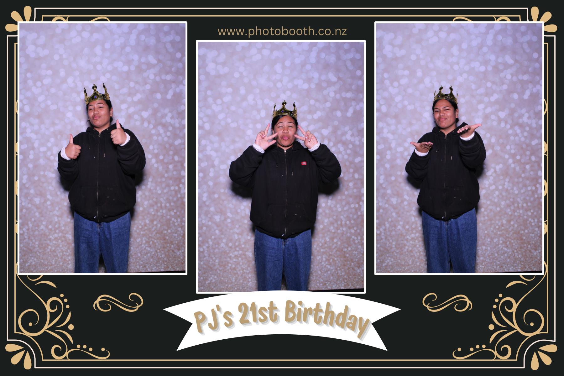 PJ's 21st | View more photos from the event at gallery.photobooth.co.nz/u/SelfieCentral/PJs-21st