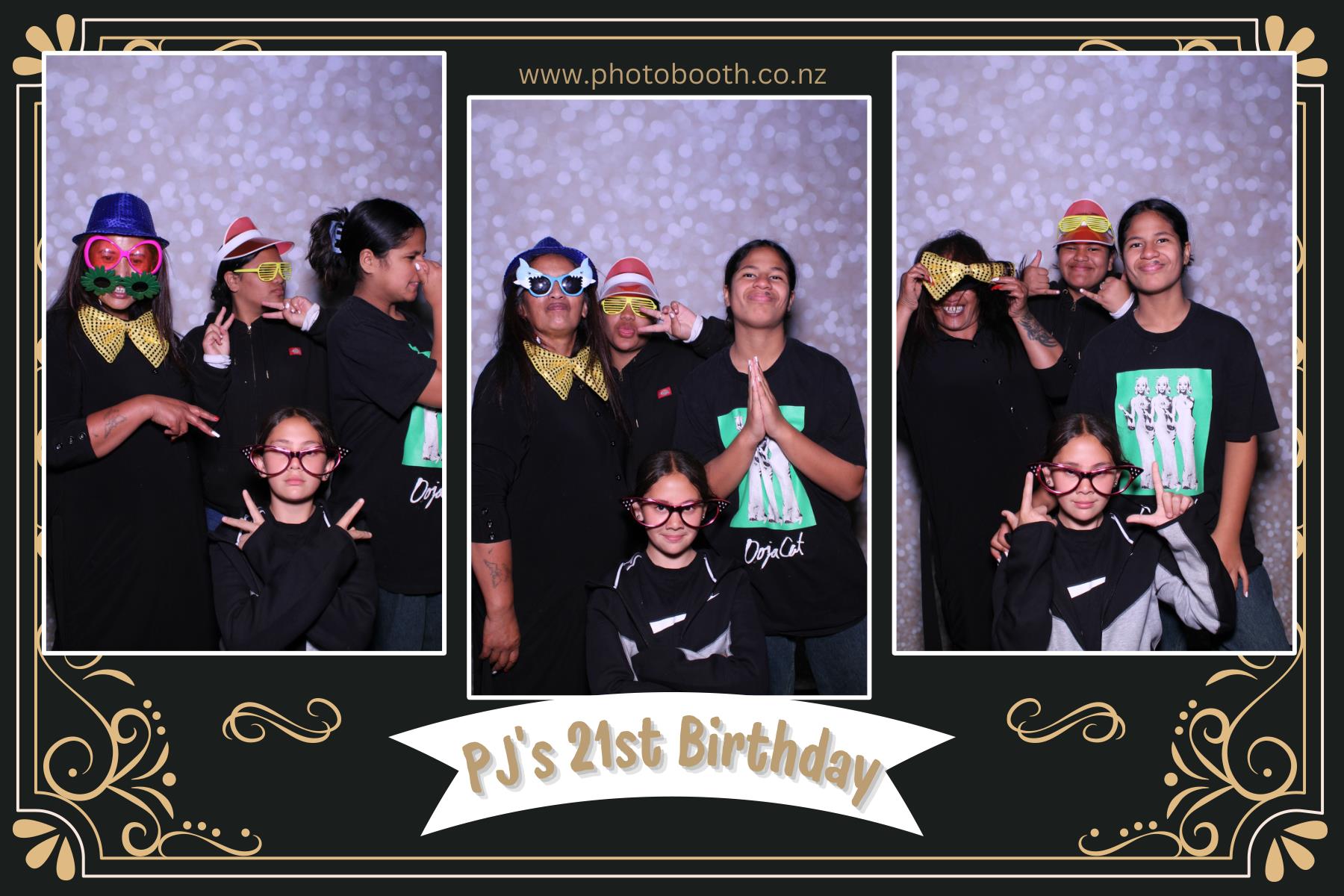 PJ's 21st | View more photos from the event at gallery.photobooth.co.nz/u/SelfieCentral/PJs-21st