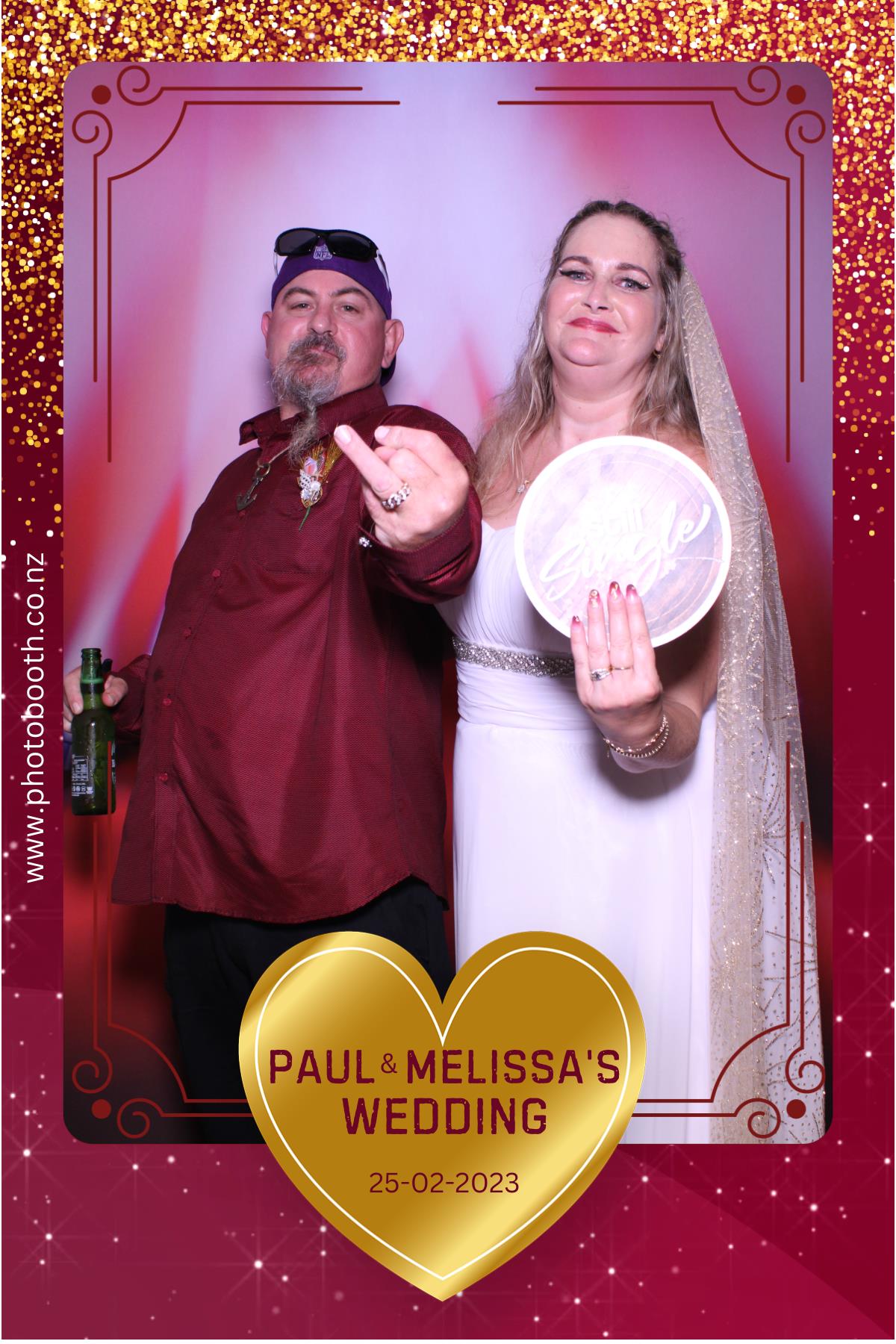 Paul & Melissa's Wedding | View more photos from the event at gallery.photobooth.co.nz/u/SelfieCentral/Paul-Melissas-Wedding