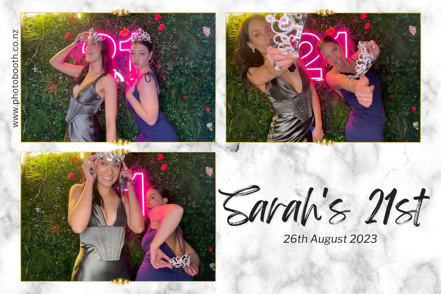 Sarah's 21st | View more photos from the event at gallery.photobooth.co.nz/u/SelfieCentral/Sarahs-21st
