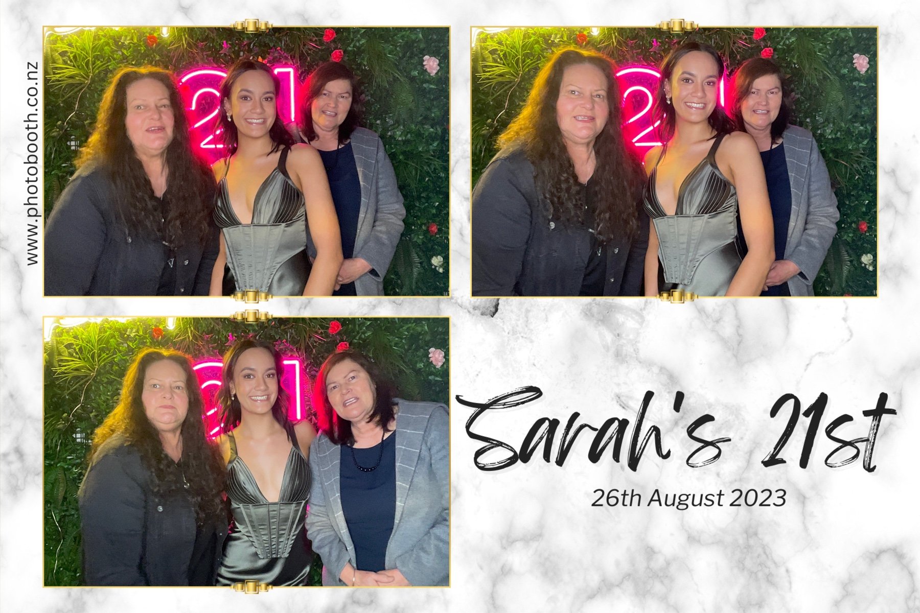 Sarah's 21st | View more photos from the event at gallery.photobooth.co.nz/u/SelfieCentral/Sarahs-21st