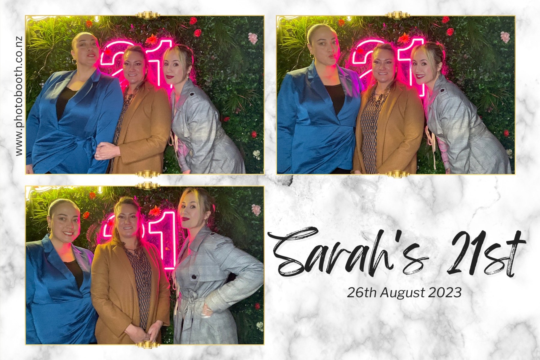 Sarah's 21st | View more photos from the event at gallery.photobooth.co.nz/u/SelfieCentral/Sarahs-21st