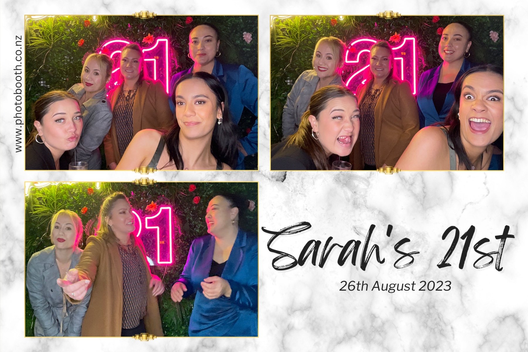 Sarah's 21st | View more photos from the event at gallery.photobooth.co.nz/u/SelfieCentral/Sarahs-21st