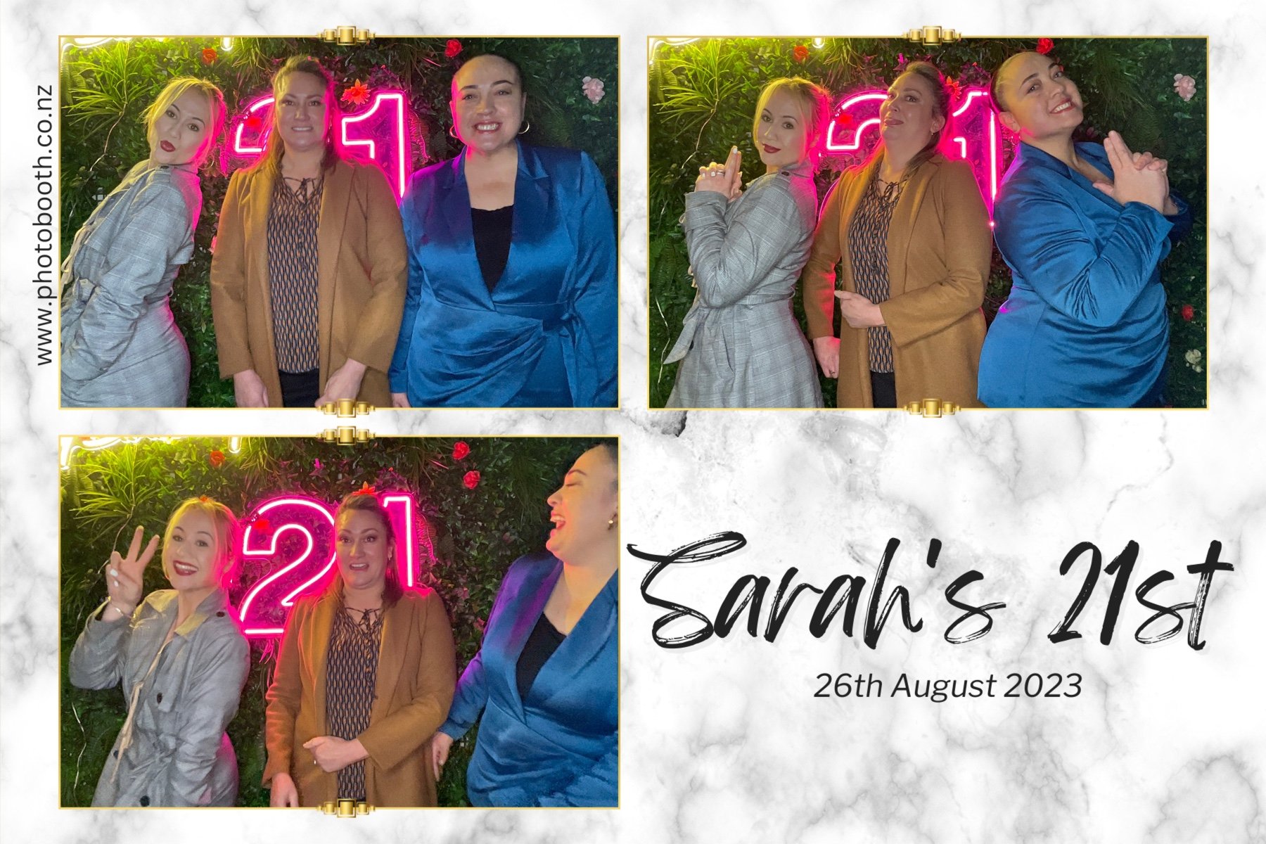 Sarah's 21st | View more photos from the event at gallery.photobooth.co.nz/u/SelfieCentral/Sarahs-21st