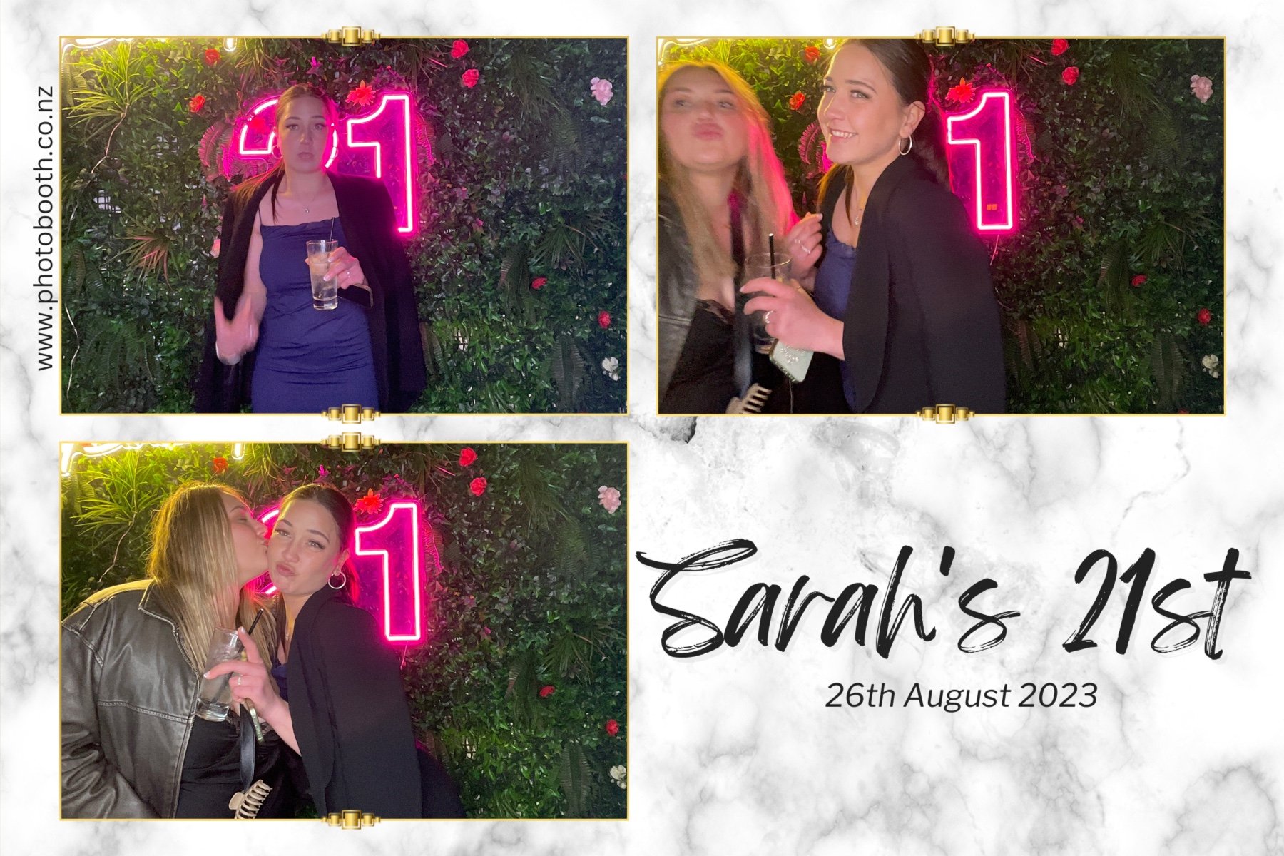 Sarah's 21st | View more photos from the event at gallery.photobooth.co.nz/u/SelfieCentral/Sarahs-21st