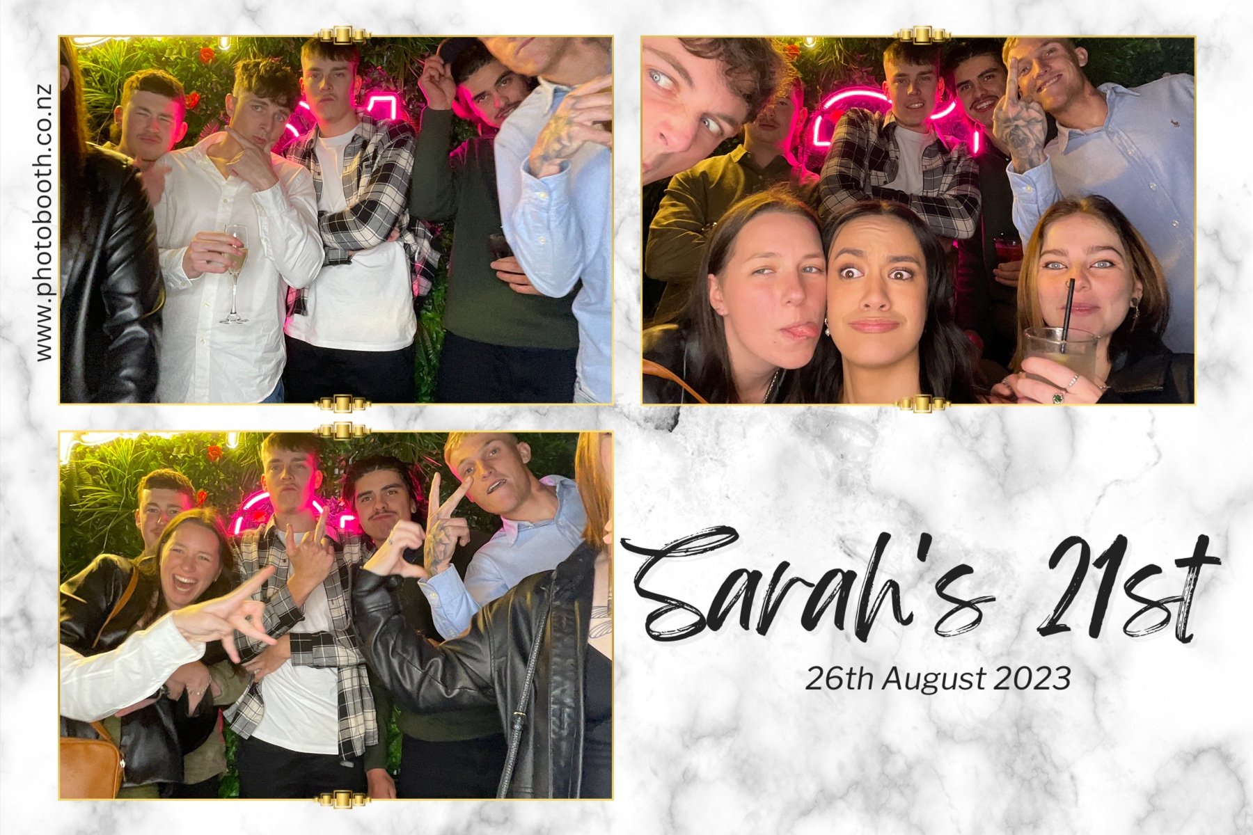 Sarah's 21st | View more photos from the event at gallery.photobooth.co.nz/u/SelfieCentral/Sarahs-21st