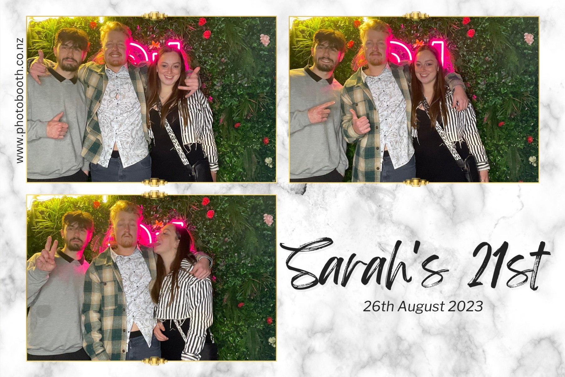 Sarah's 21st | View more photos from the event at gallery.photobooth.co.nz/u/SelfieCentral/Sarahs-21st