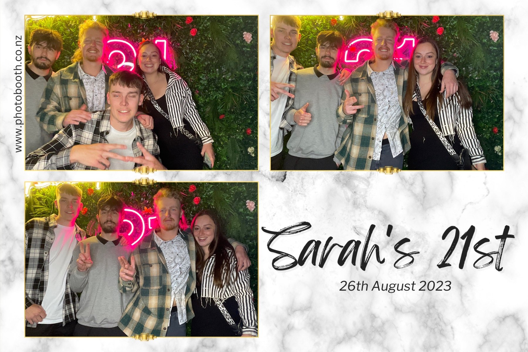 Sarah's 21st | View more photos from the event at gallery.photobooth.co.nz/u/SelfieCentral/Sarahs-21st
