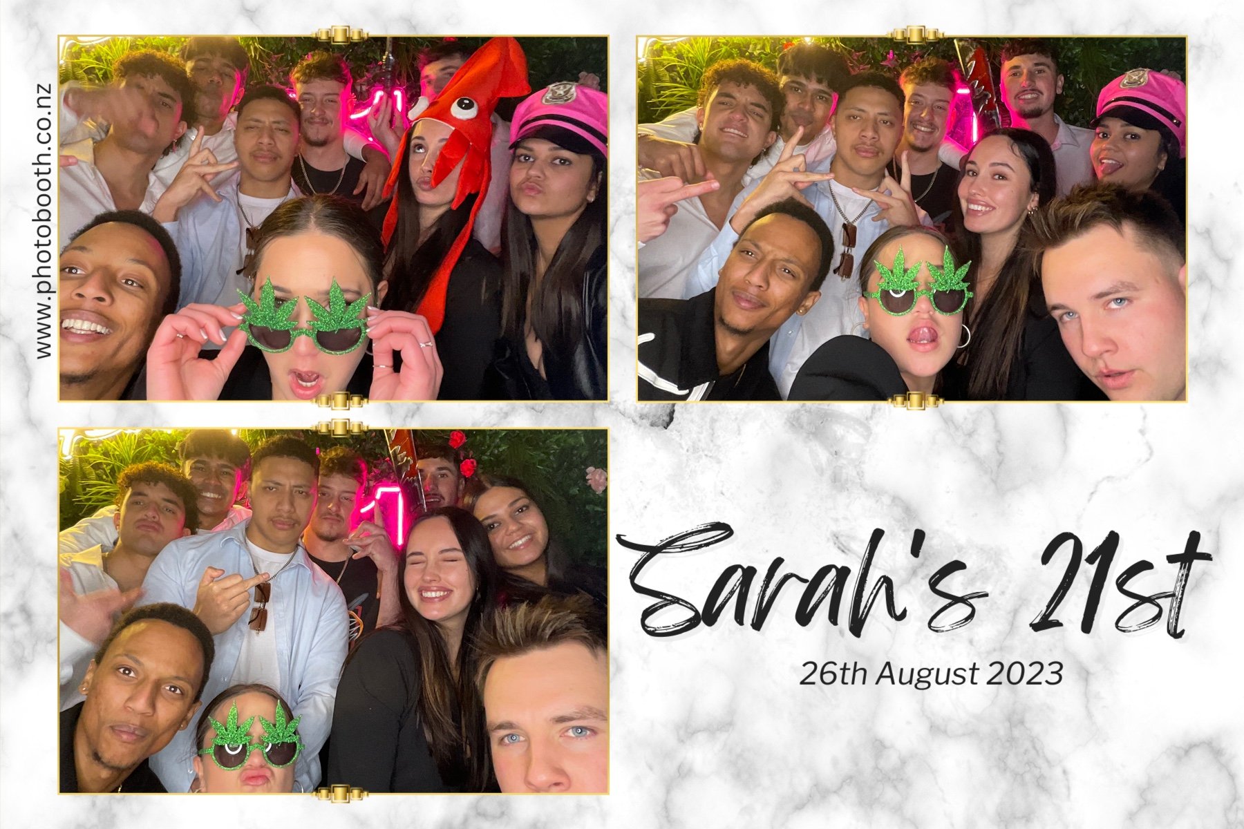 Sarah's 21st | View more photos from the event at gallery.photobooth.co.nz/u/SelfieCentral/Sarahs-21st