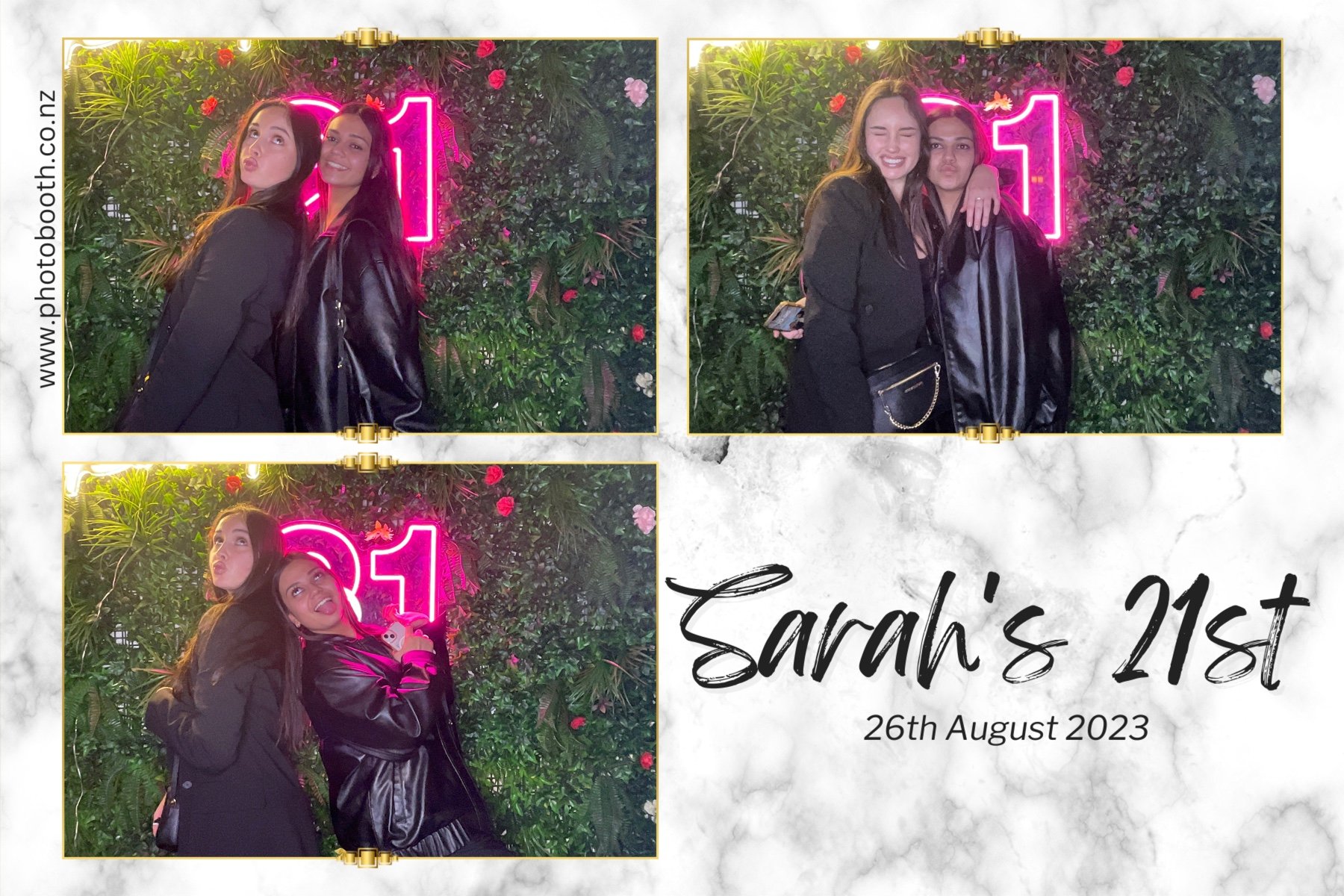 Sarah's 21st | View more photos from the event at gallery.photobooth.co.nz/u/SelfieCentral/Sarahs-21st