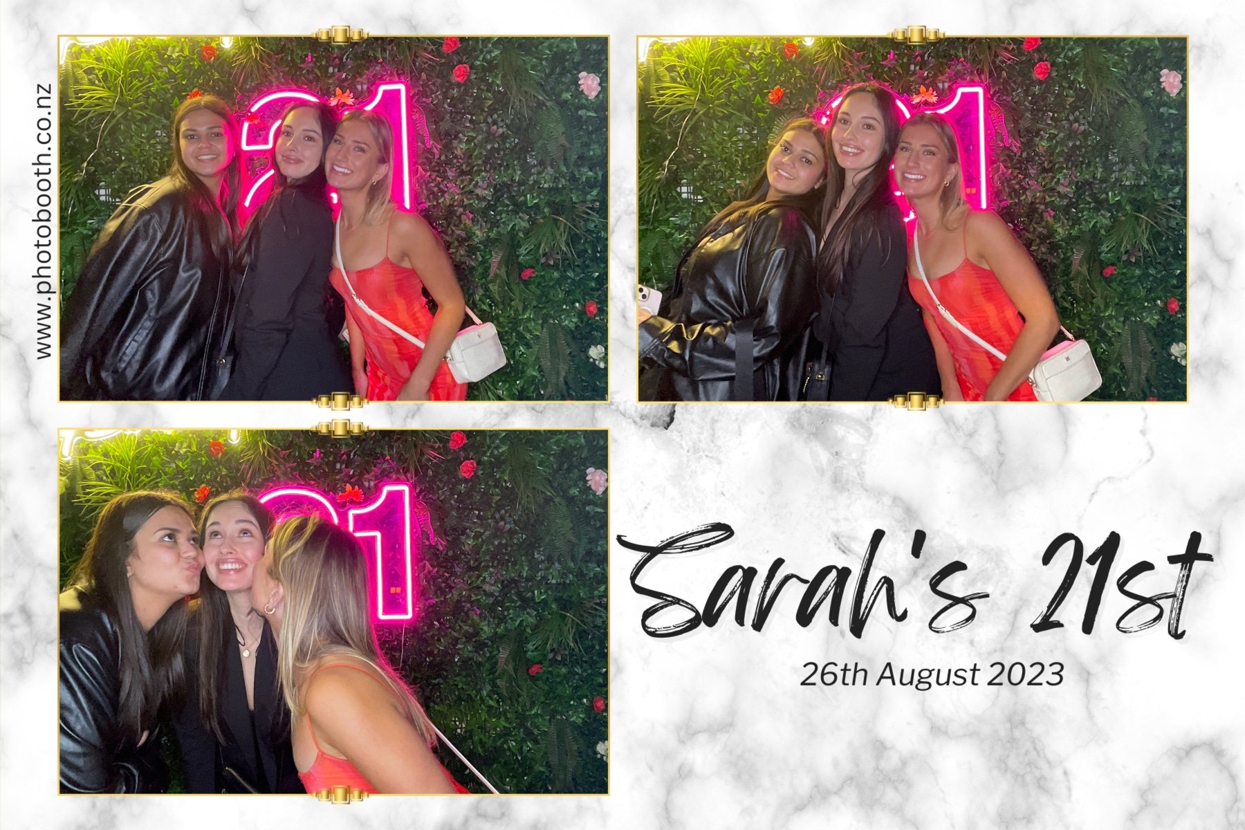 Sarah's 21st | View more photos from the event at gallery.photobooth.co.nz/u/SelfieCentral/Sarahs-21st