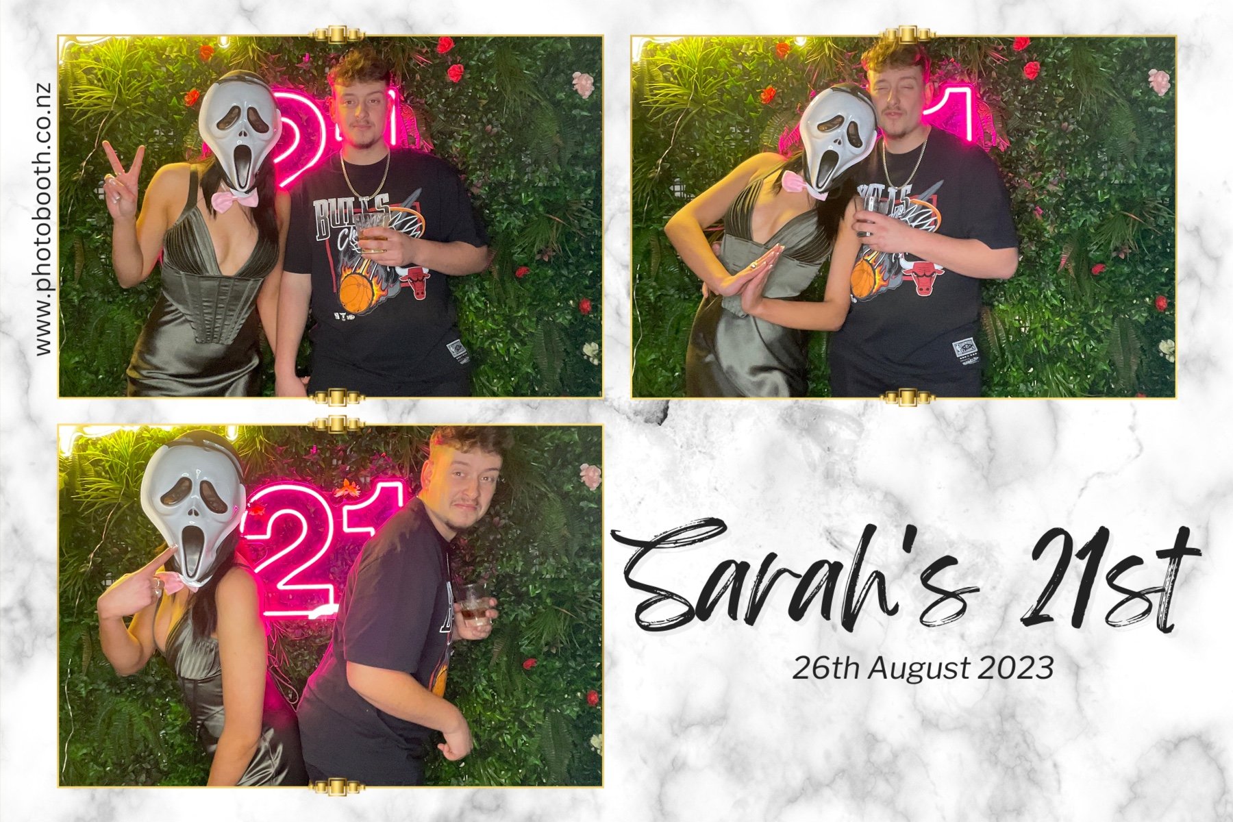 Sarah's 21st | View more photos from the event at gallery.photobooth.co.nz/u/SelfieCentral/Sarahs-21st