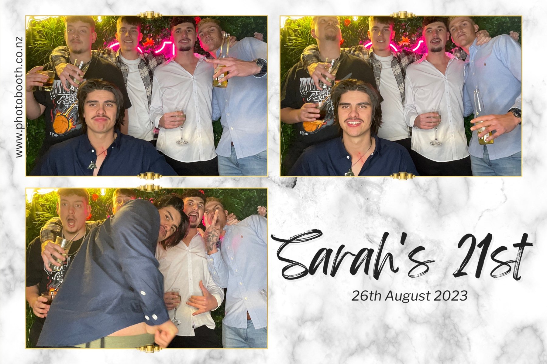 Sarah's 21st | View more photos from the event at gallery.photobooth.co.nz/u/SelfieCentral/Sarahs-21st