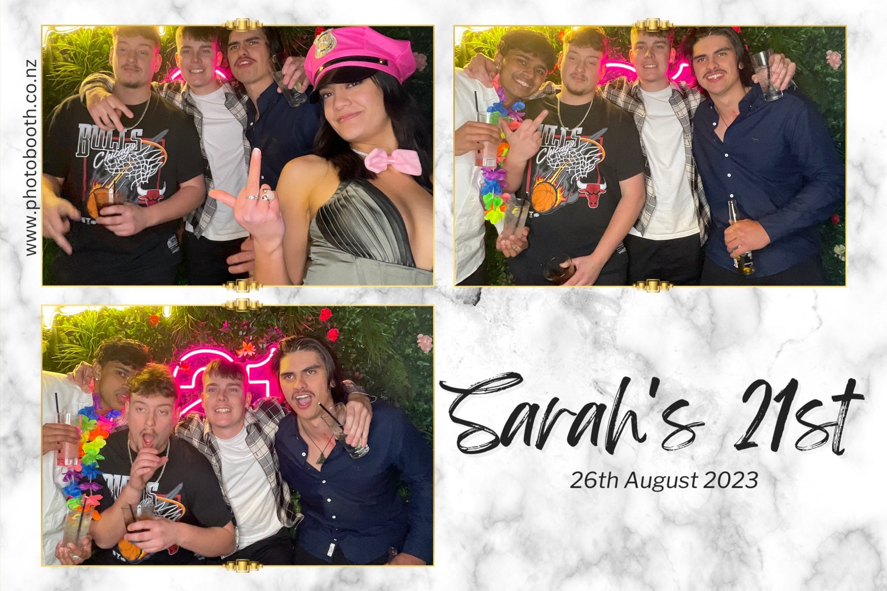 Sarah's 21st | View more photos from the event at gallery.photobooth.co.nz/u/SelfieCentral/Sarahs-21st