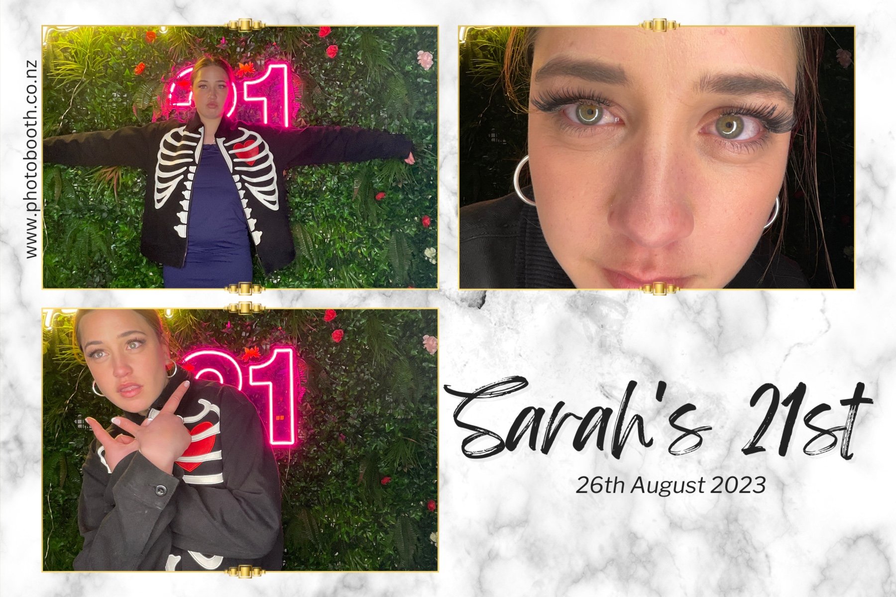 Sarah's 21st | View more photos from the event at gallery.photobooth.co.nz/u/SelfieCentral/Sarahs-21st