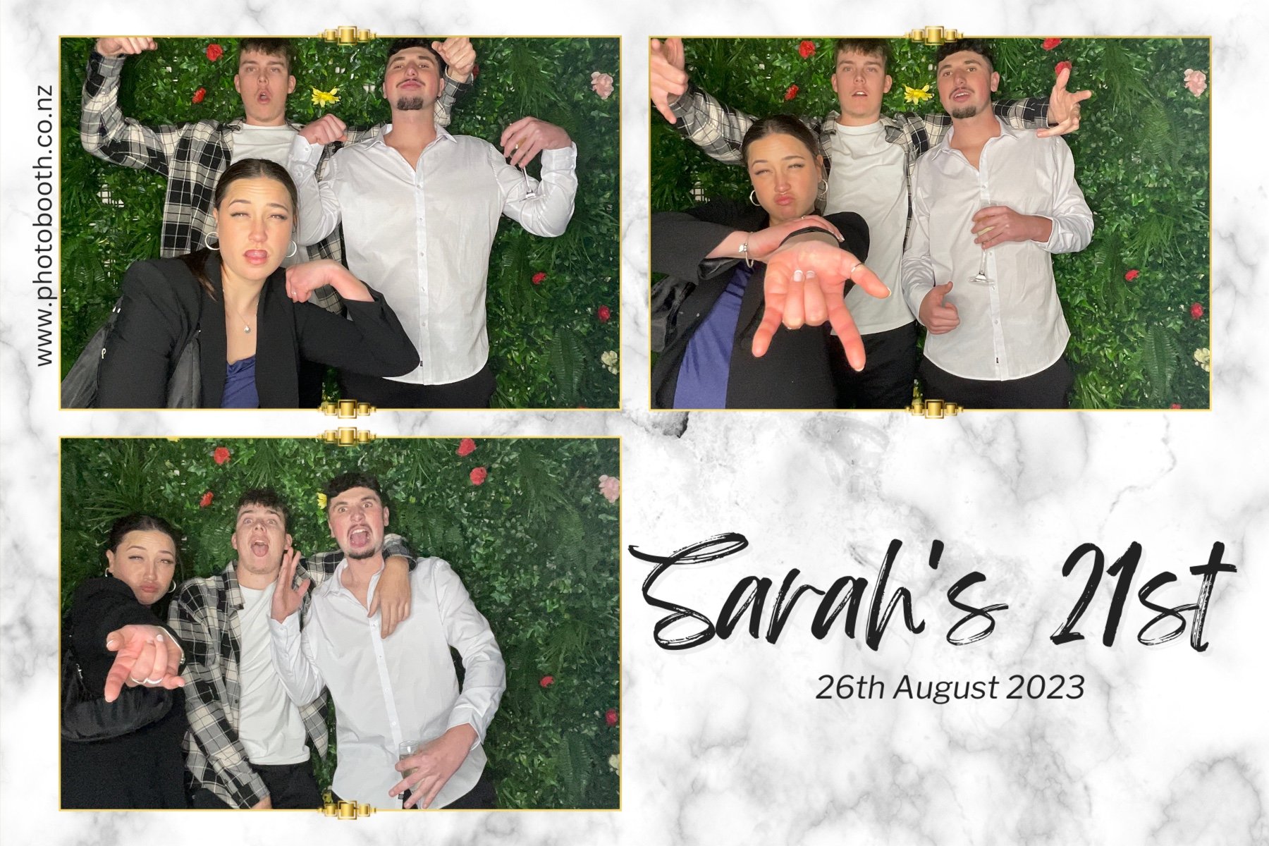 Sarah's 21st | View more photos from the event at gallery.photobooth.co.nz/u/SelfieCentral/Sarahs-21st