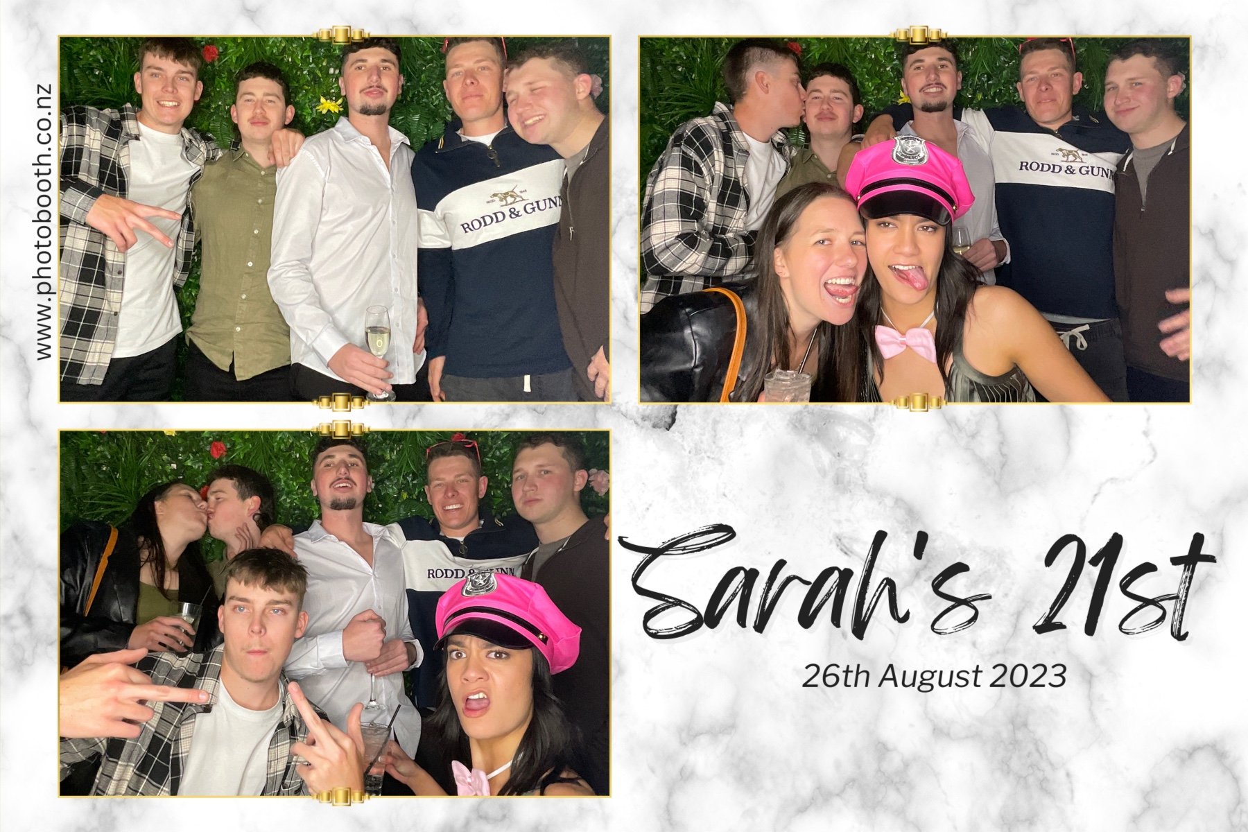 Sarah's 21st | View more photos from the event at gallery.photobooth.co.nz/u/SelfieCentral/Sarahs-21st
