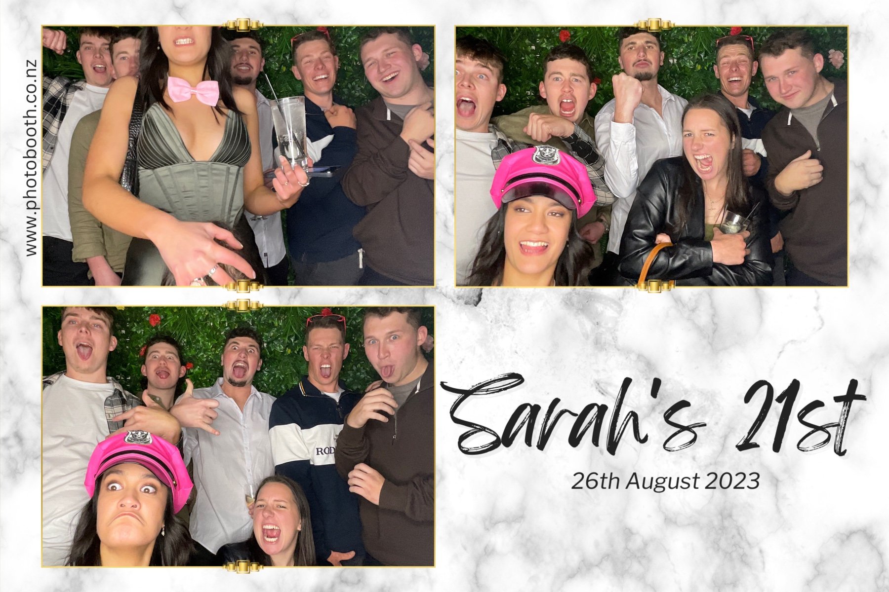 Sarah's 21st | View more photos from the event at gallery.photobooth.co.nz/u/SelfieCentral/Sarahs-21st