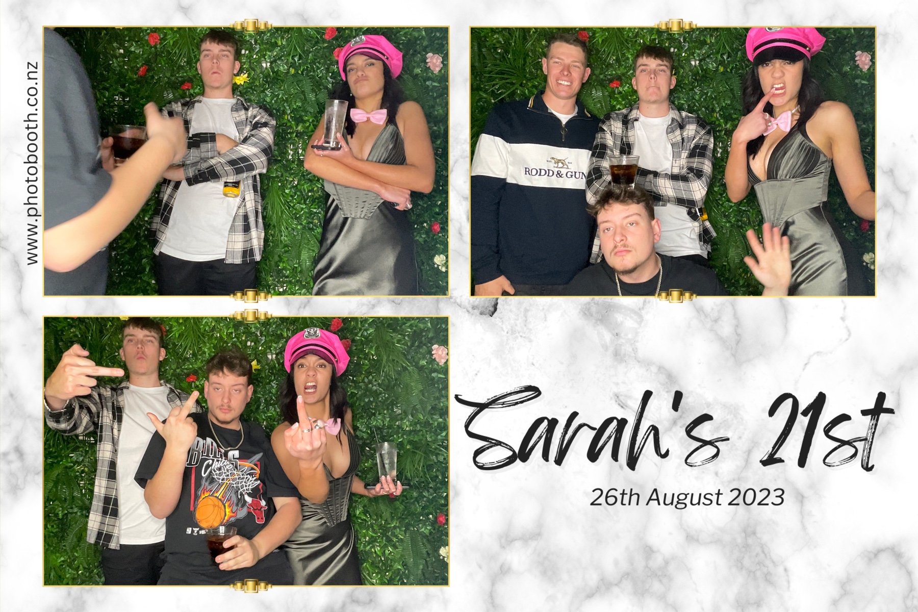 Sarah's 21st | View more photos from the event at gallery.photobooth.co.nz/u/SelfieCentral/Sarahs-21st