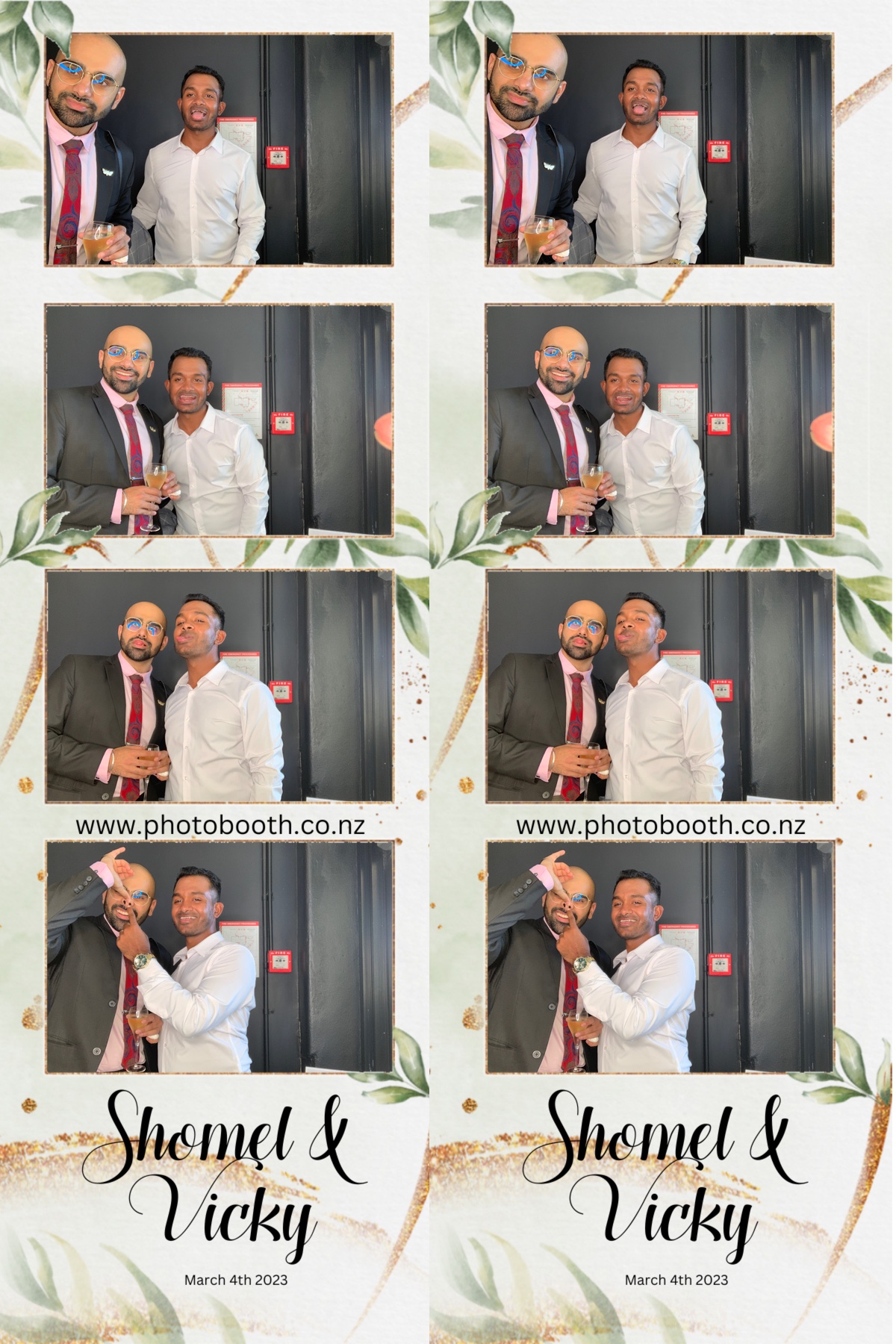 Shomel & Vicky's Wedding | View more photos from the event at gallery.photobooth.co.nz/u/SelfieCentral/Shomel-Vickys-Wedding