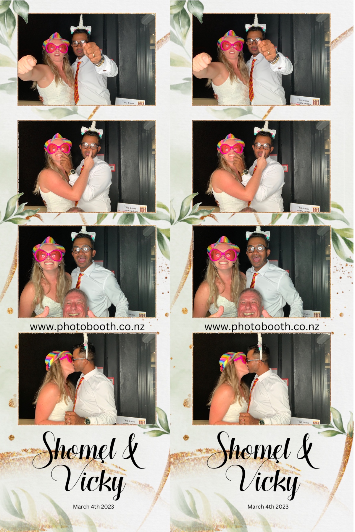 Shomel & Vicky's Wedding | View more photos from the event at gallery.photobooth.co.nz/u/SelfieCentral/Shomel-Vickys-Wedding