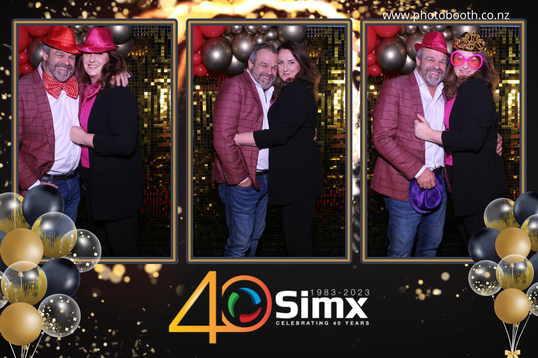 Simx 40th Year Celebration | View more photos from the event at gallery.photobooth.co.nz/u/SelfieCentral/Simx-40th-Year-Celebration