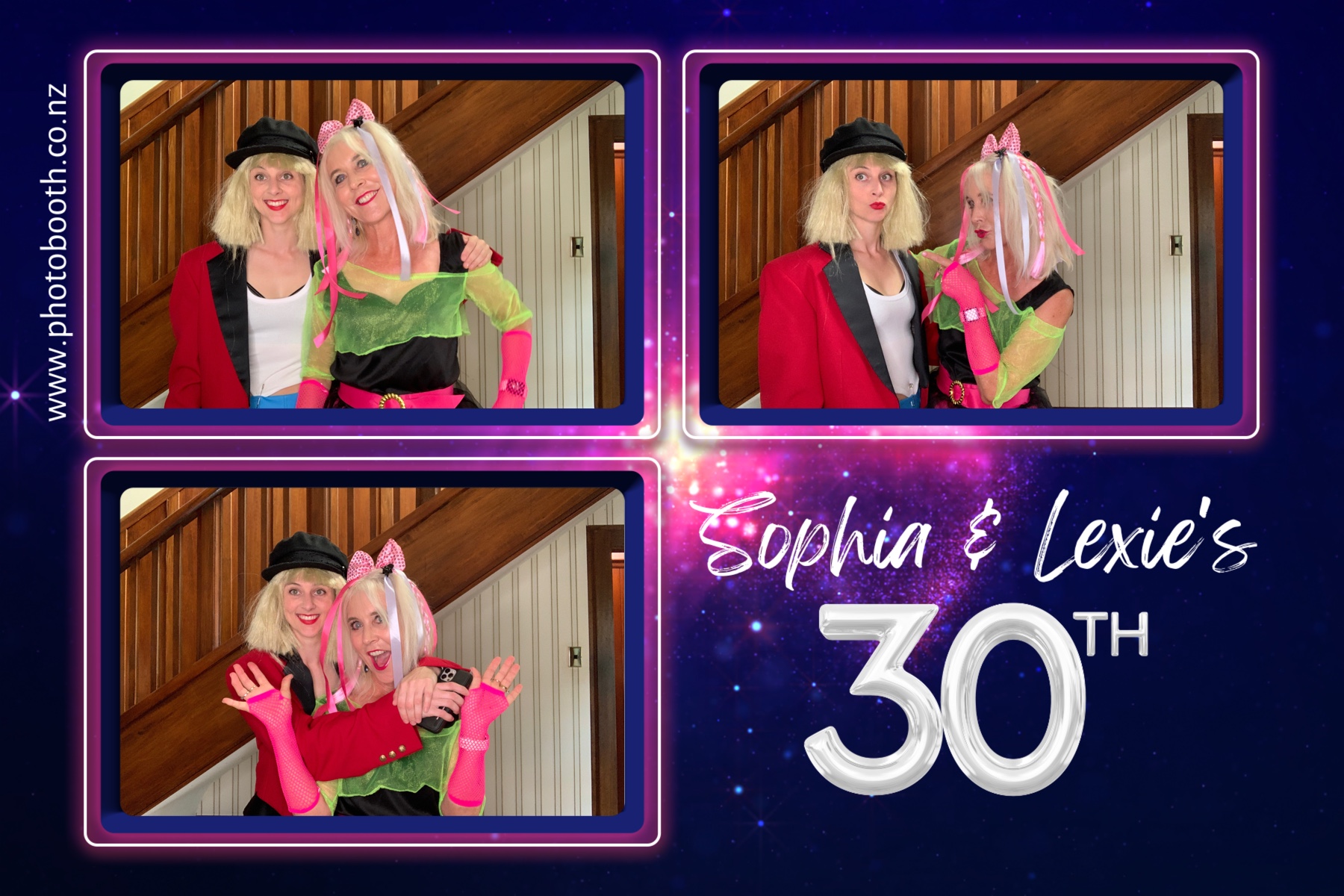 Sophia & Lexi's 30th | View more photos from the event at gallery.photobooth.co.nz/u/SelfieCentral/Sophia-Lexis-30th