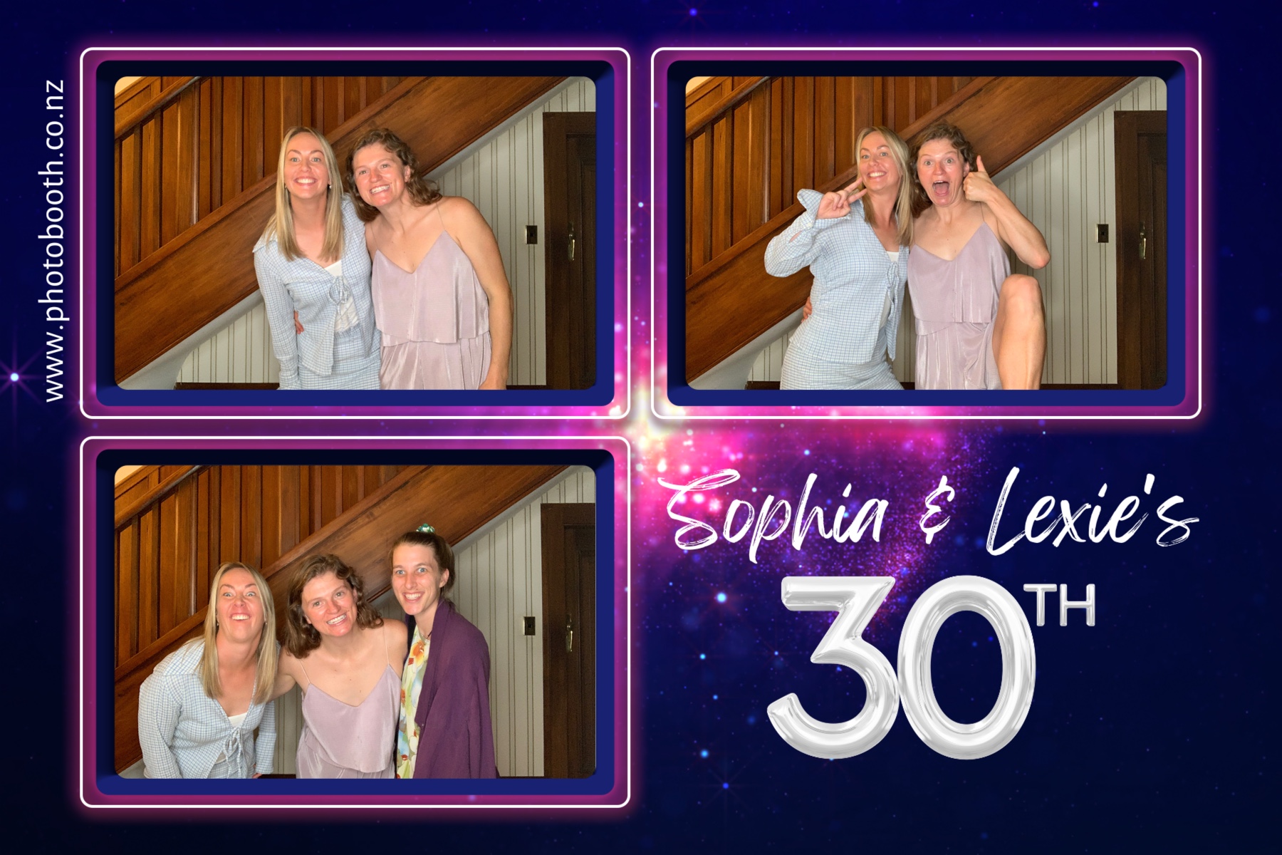 Sophia & Lexi's 30th | View more photos from the event at gallery.photobooth.co.nz/u/SelfieCentral/Sophia-Lexis-30th