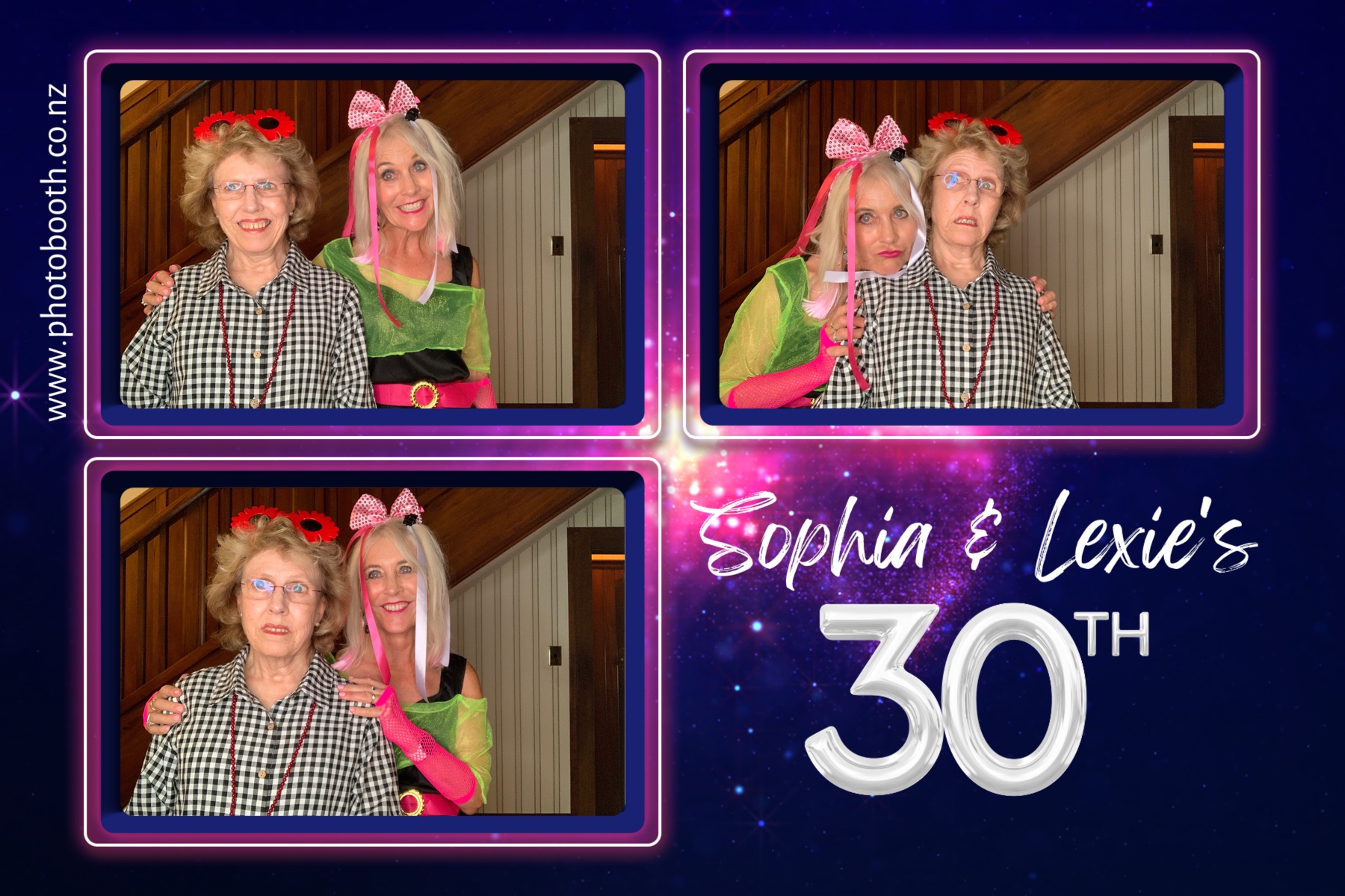 Sophia & Lexi's 30th | View more photos from the event at gallery.photobooth.co.nz/u/SelfieCentral/Sophia-Lexis-30th