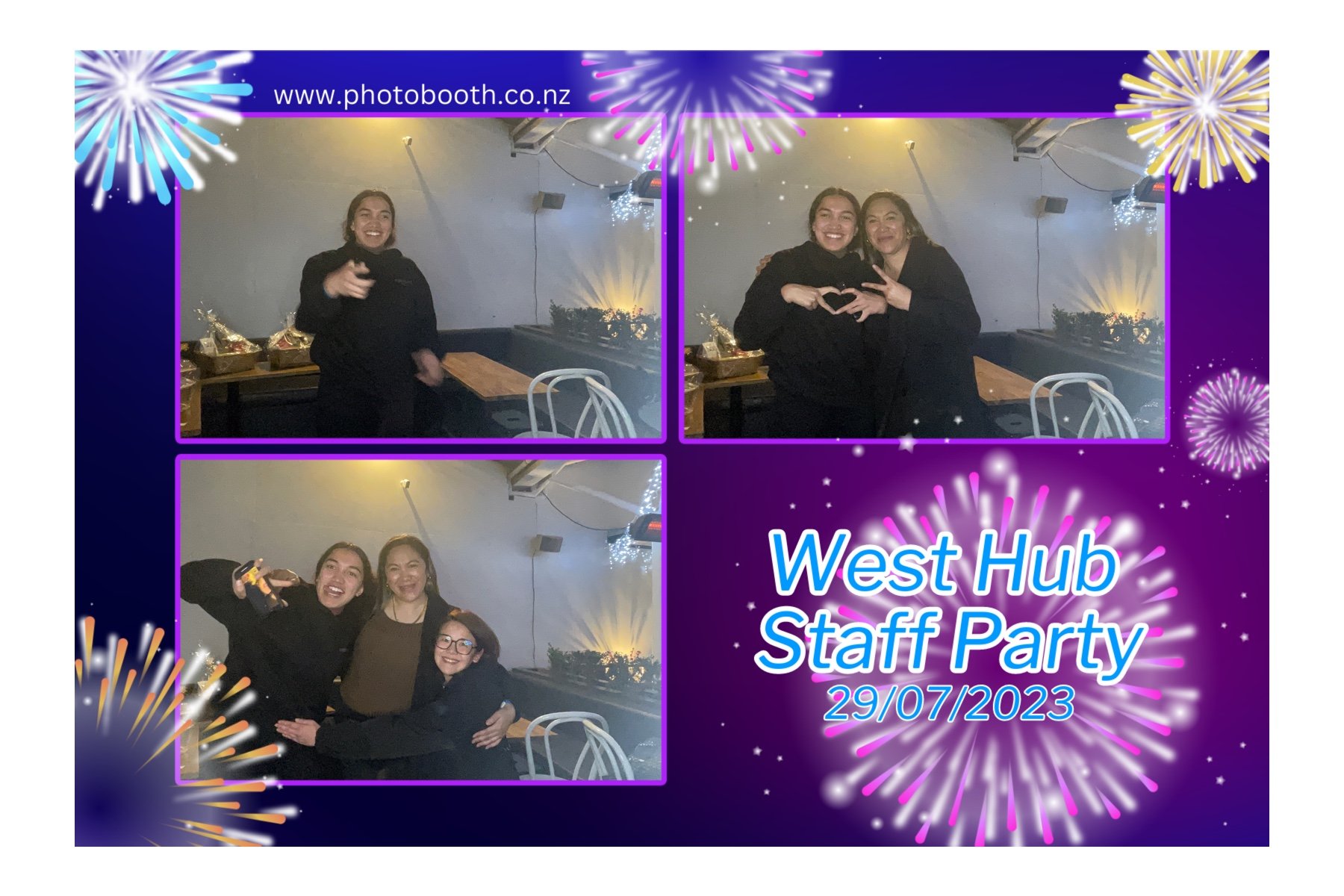 West Hub Staff Party | View more photos from the event at gallery.photobooth.co.nz/u/SelfieCentral/West-Hub-Staff-Party
