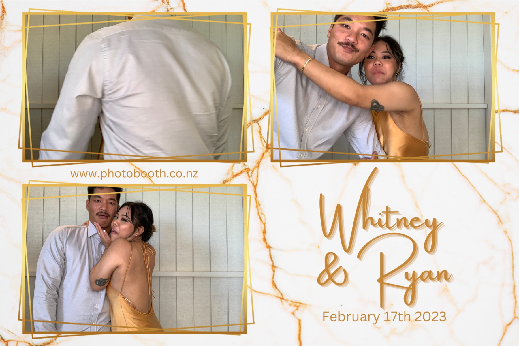Whitney & Ryan's Wedding | View more photos from the event at gallery.photobooth.co.nz/u/SelfieCentral/Whitney-Ryans-Wedding
