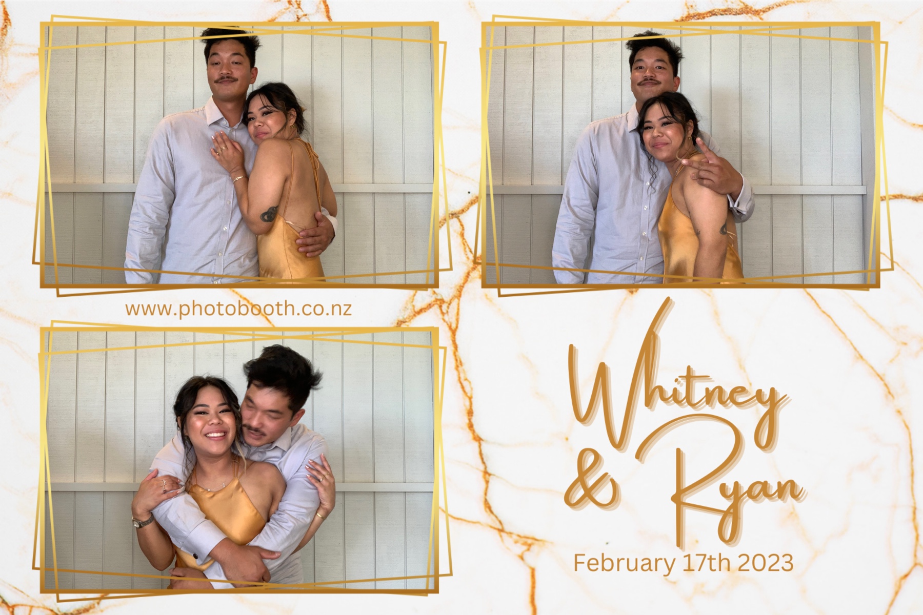 Whitney & Ryan's Wedding | View more photos from the event at gallery.photobooth.co.nz/u/SelfieCentral/Whitney-Ryans-Wedding