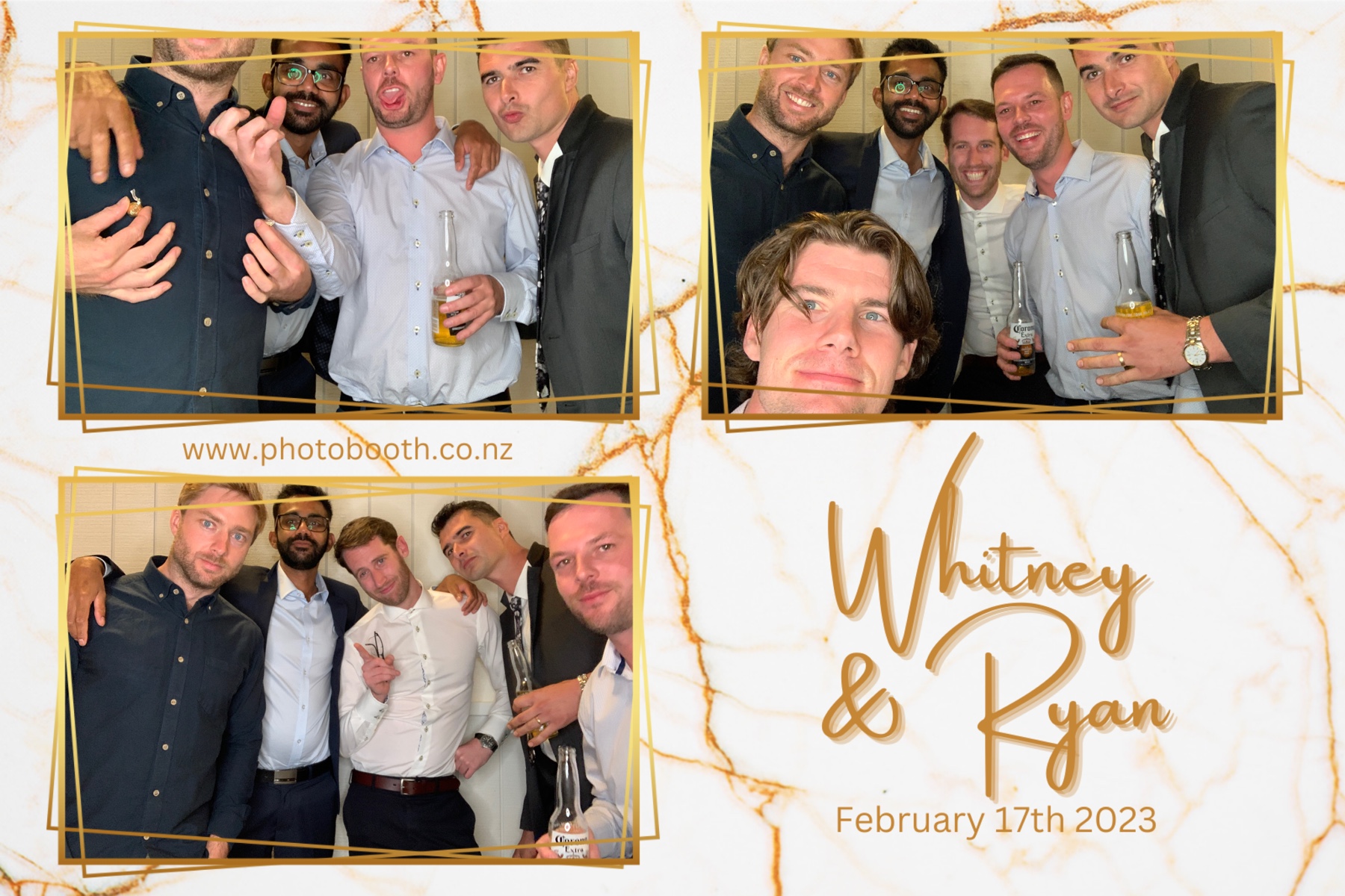 Whitney & Ryan's Wedding | View more photos from the event at gallery.photobooth.co.nz/u/SelfieCentral/Whitney-Ryans-Wedding