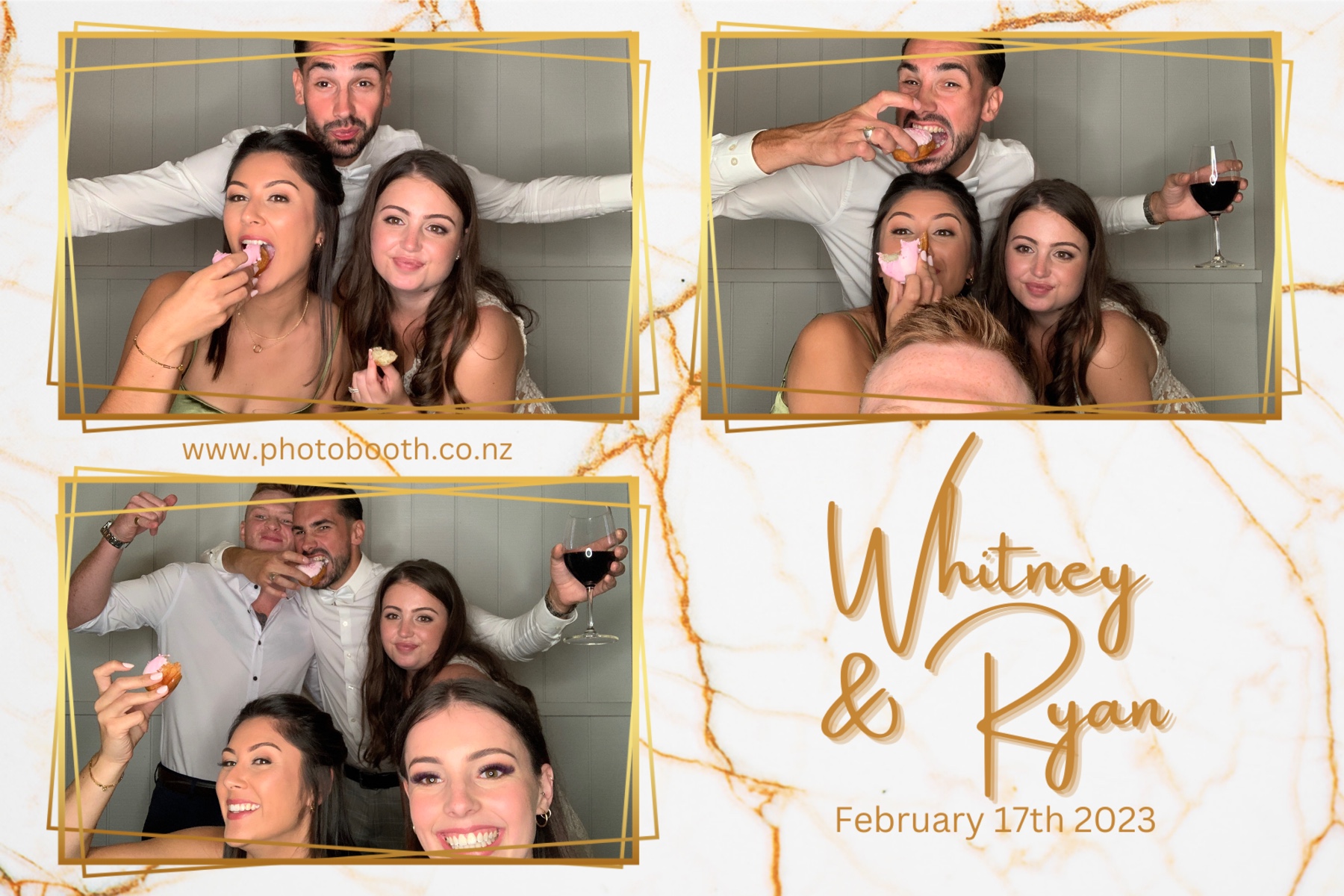 Whitney & Ryan's Wedding | View more photos from the event at gallery.photobooth.co.nz/u/SelfieCentral/Whitney-Ryans-Wedding