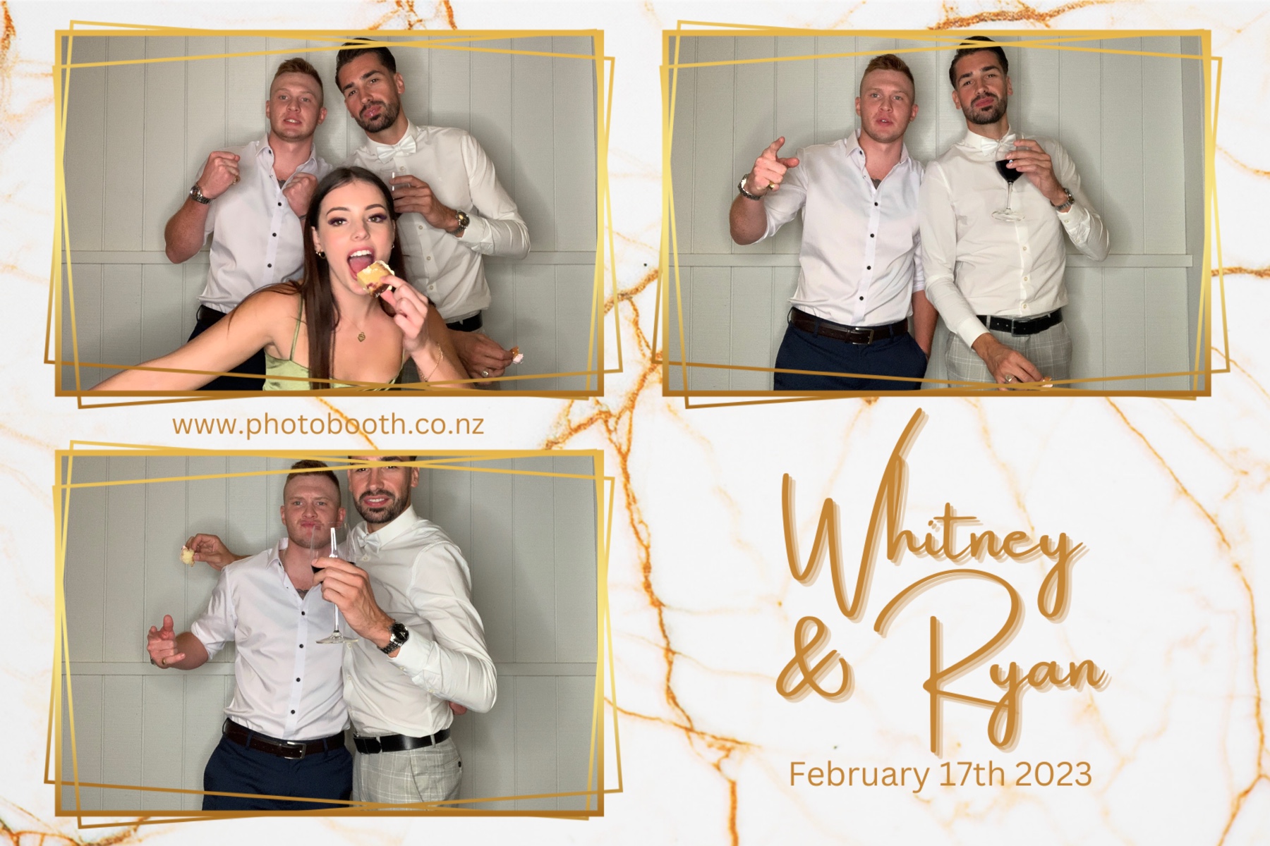 Whitney & Ryan's Wedding | View more photos from the event at gallery.photobooth.co.nz/u/SelfieCentral/Whitney-Ryans-Wedding