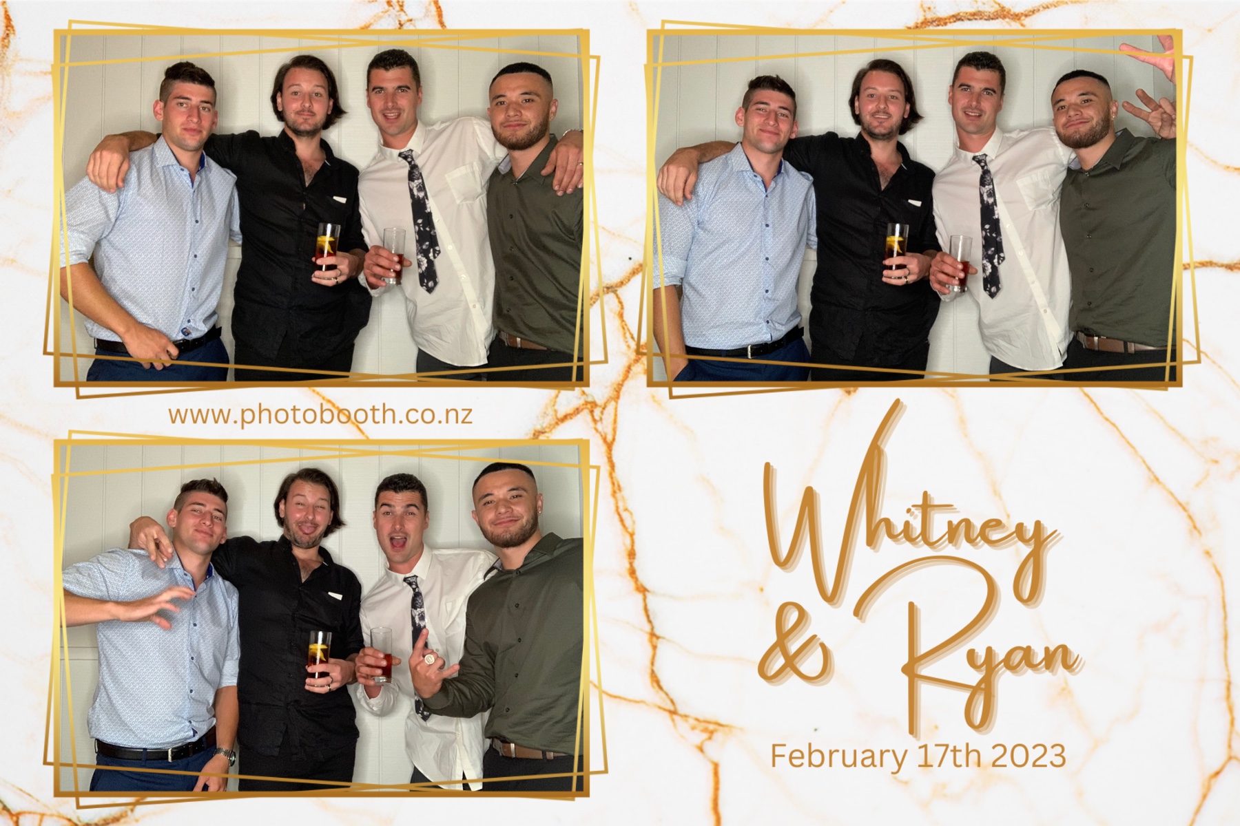 Whitney & Ryan's Wedding | View more photos from the event at gallery.photobooth.co.nz/u/SelfieCentral/Whitney-Ryans-Wedding