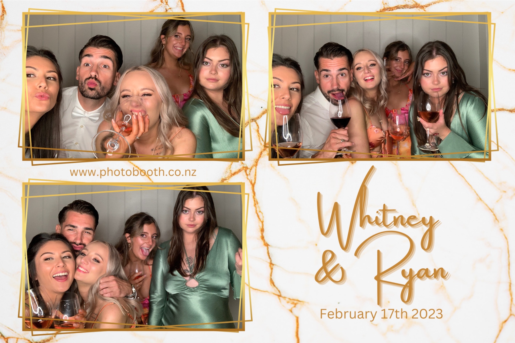 Whitney & Ryan's Wedding | View more photos from the event at gallery.photobooth.co.nz/u/SelfieCentral/Whitney-Ryans-Wedding