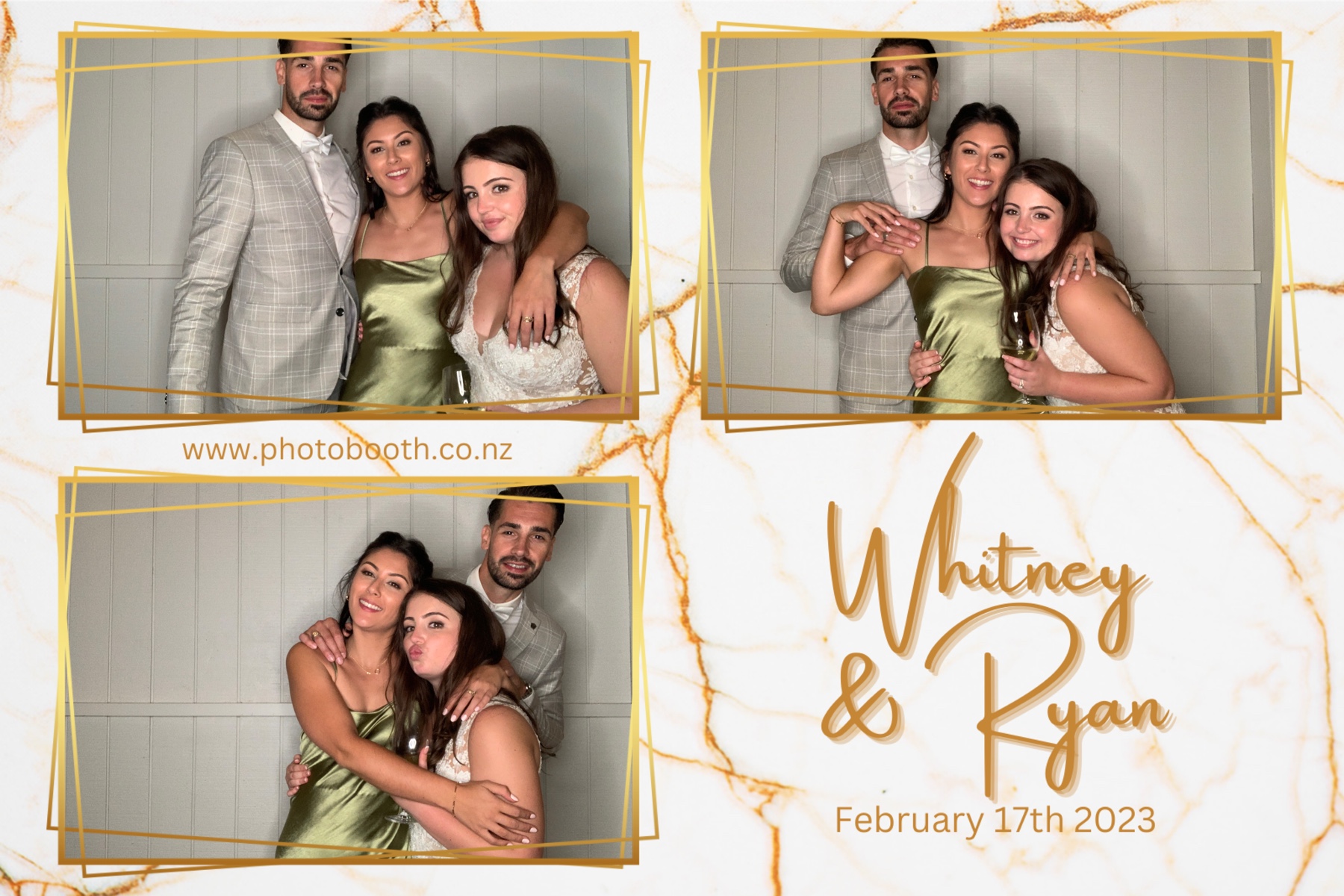 Whitney & Ryan's Wedding | View more photos from the event at gallery.photobooth.co.nz/u/SelfieCentral/Whitney-Ryans-Wedding